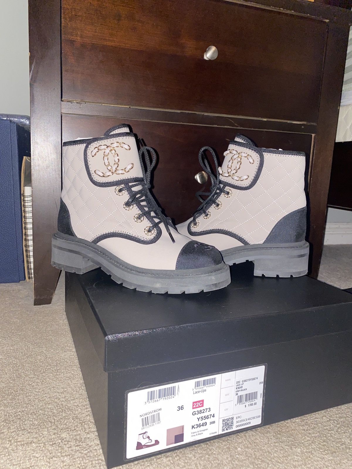 Chanel Chanel Lace-Up Boots Size US 6 / IT 36 - 5 Thumbnail