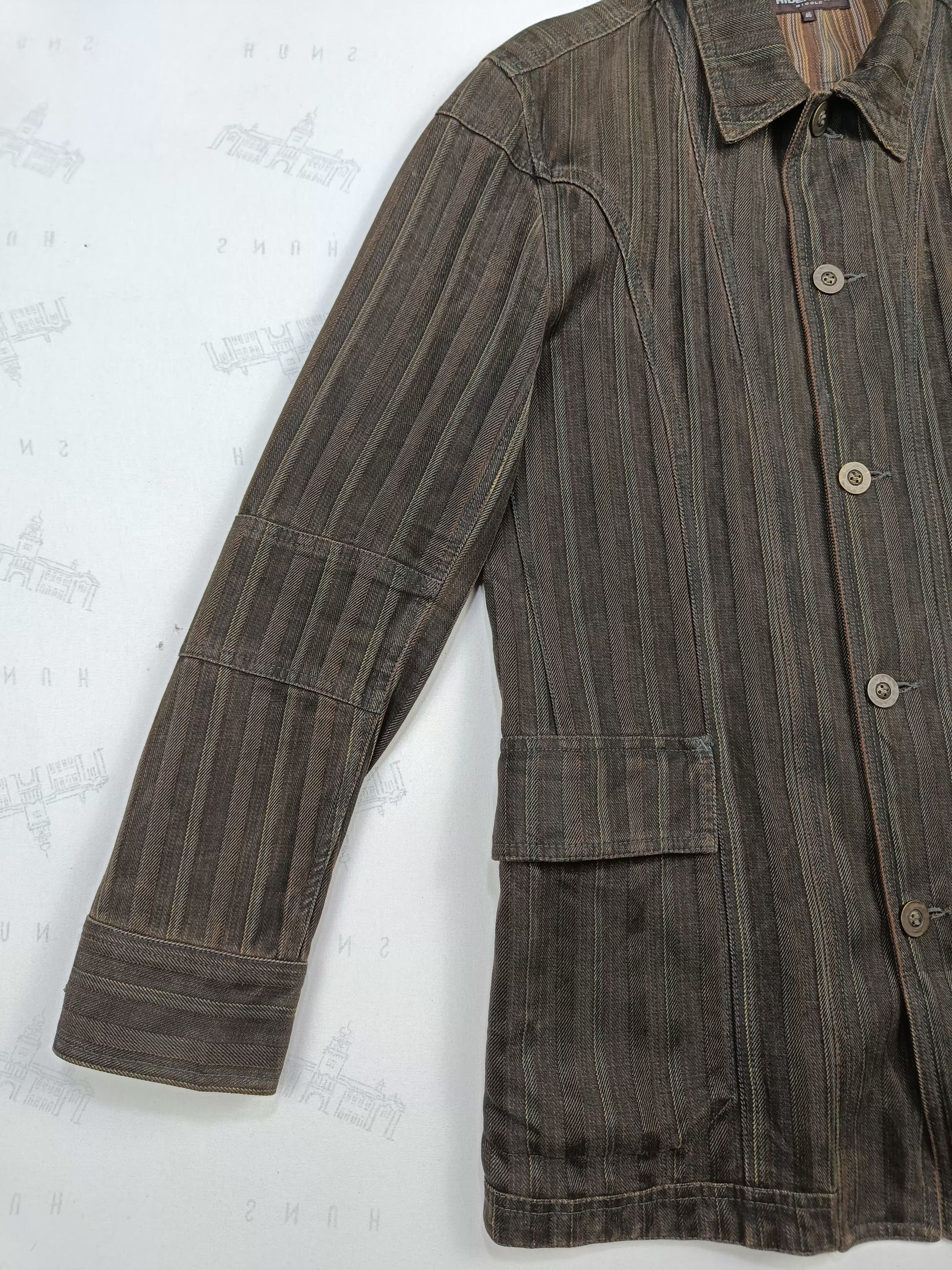 HIDEAWAYS NICOLE HIDEAWAYS DENIM HERRINGBONE JACKET Size US S / EU 44-46 / 1 - 6 Thumbnail