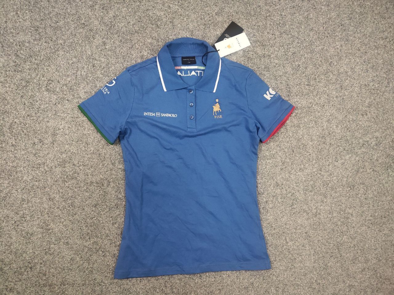 Vintage New Cavalleria Toscana x Fise Polo Donna Italia Logo Shirt Size M / US 6-8 / IT 42-44 - 4 Thumbnail