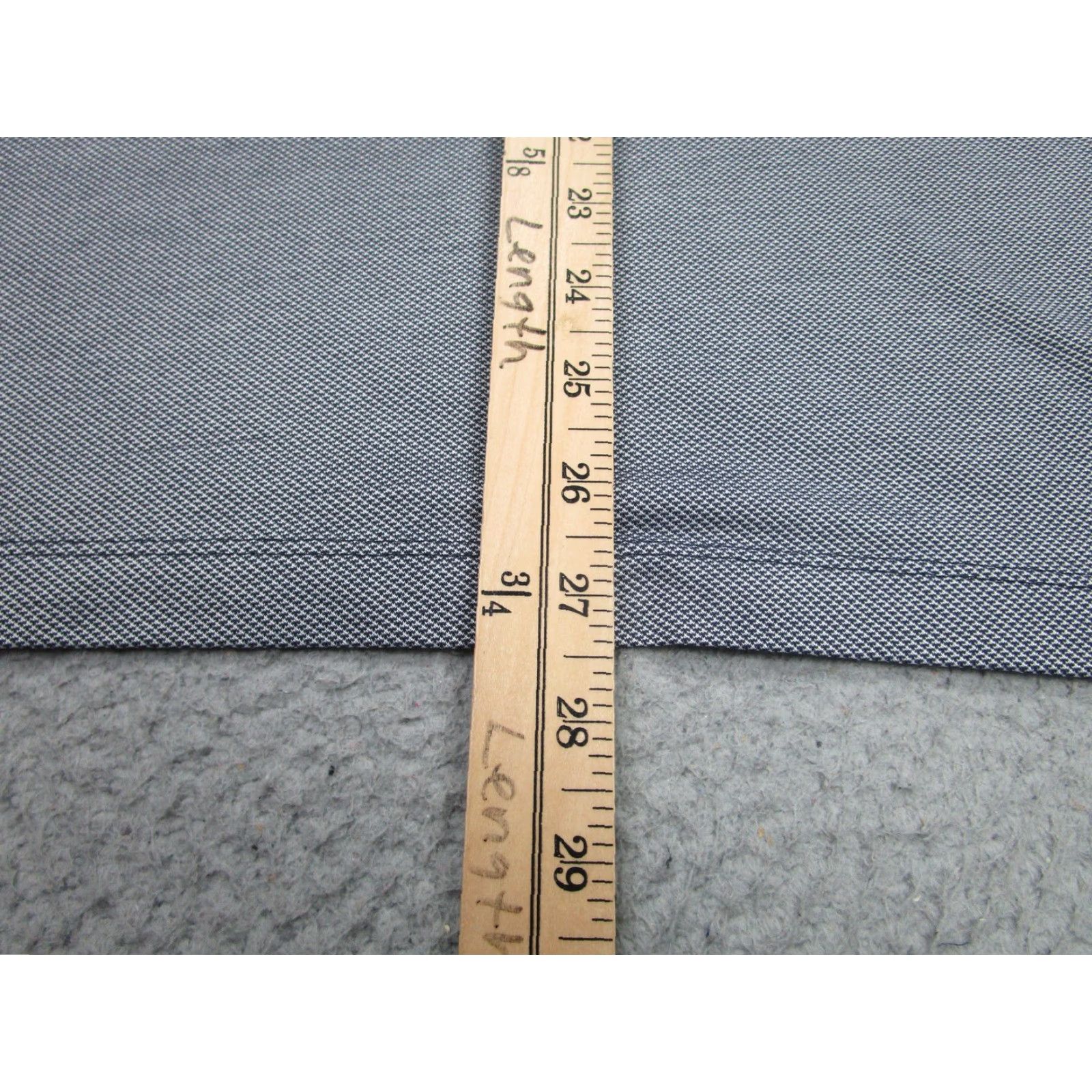 Theory Theory Polo Shirt Mens Large Gray Micro Jacquard Knit Golf Size US L / EU 52-54 / 3 - 7 Thumbnail