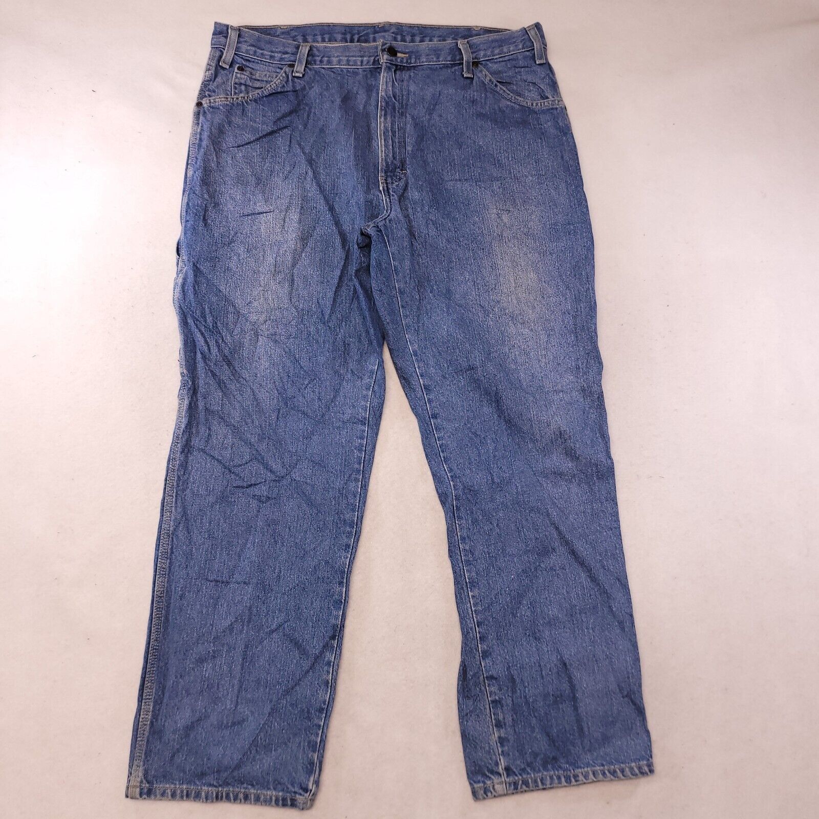 Dickies Dickies Casual Button Medium Wash Jeans Mens Size 38x30 Blue Size US 38 / EU 54 - 2 Thumbnail