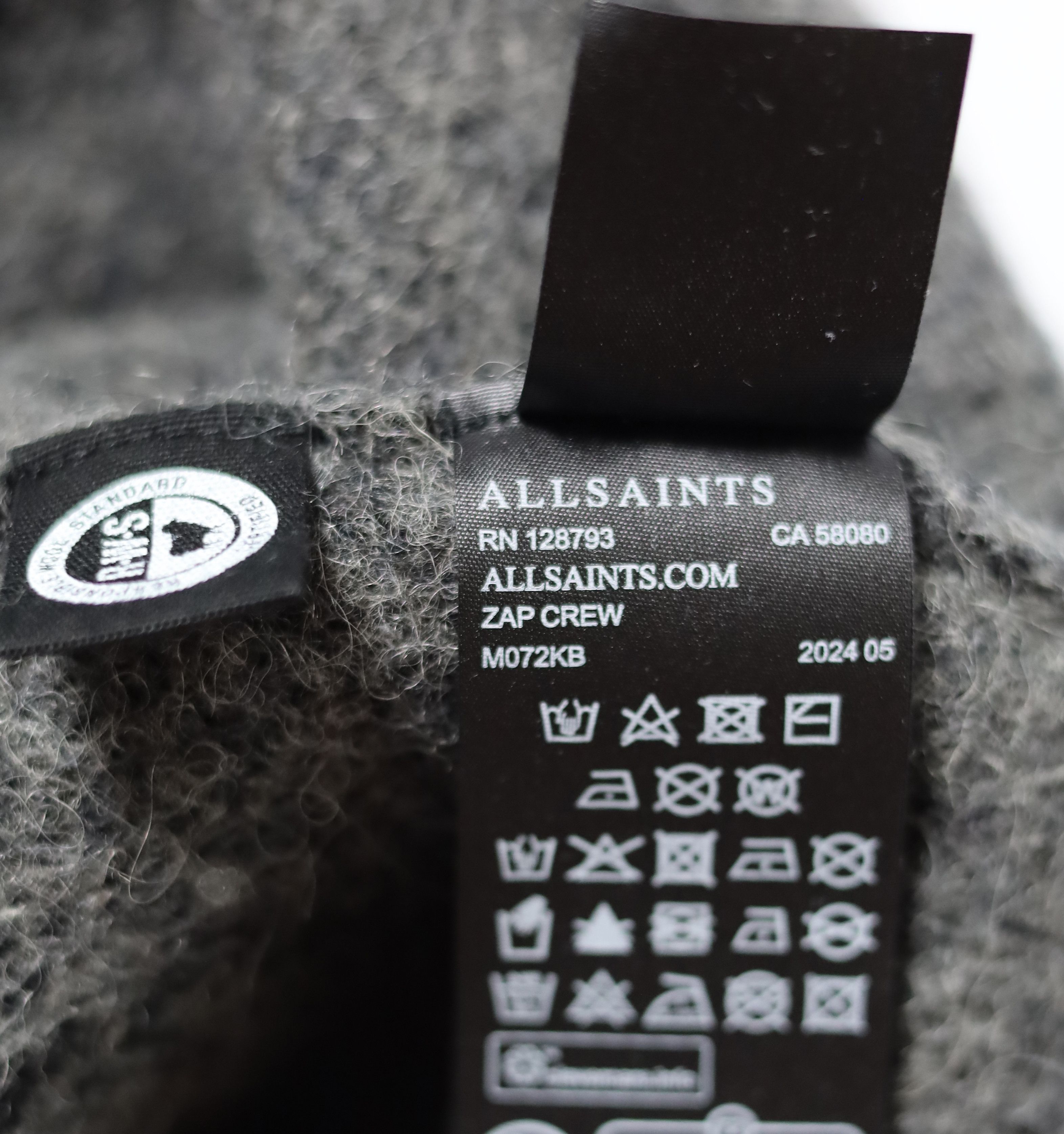 Allsaints Allsaints Zap Oversized Crew Neck Jumper Size S Size US S / EU 44-46 / 1 - 8 Thumbnail