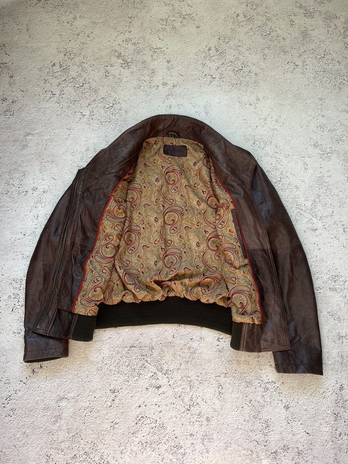 If Six Was Nine Avant Garde Vintage Leather Jacket Junya Watanabe style Size M / US 6-8 / IT 42-44 - 10 Thumbnail