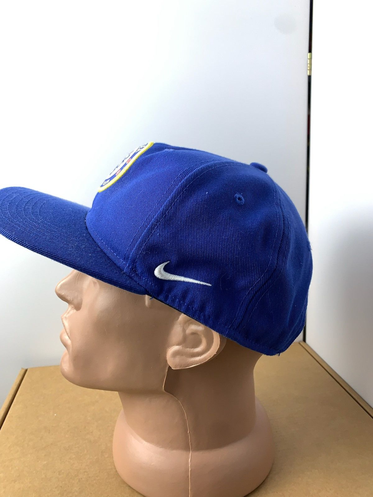 Chelsea Soccer × Nike × Vintage Vintage Nike Chelsea soccer cap logo blue Size ONE SIZE - 2 Thumbnail
