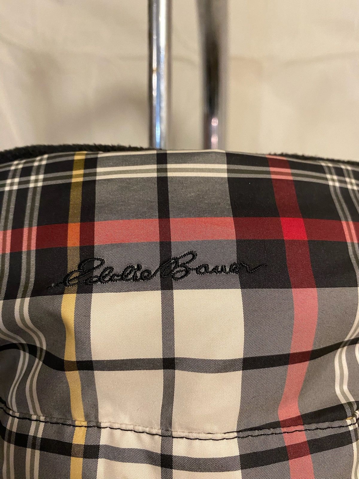 Eddie Bauer Eddie Bauer EB700 Down Vest Red/Black Plaid 700 Fill Size S / US 4 / IT 40 - 6 Thumbnail