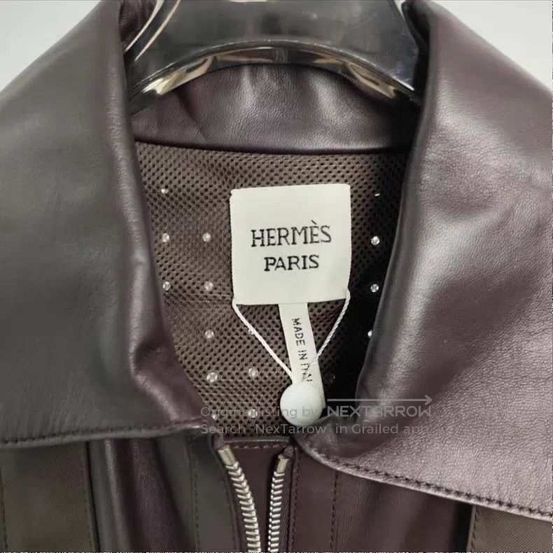 Hermes Hermes Leather coat Size XS / US 0-2 / IT 36-38 - 3 Thumbnail
