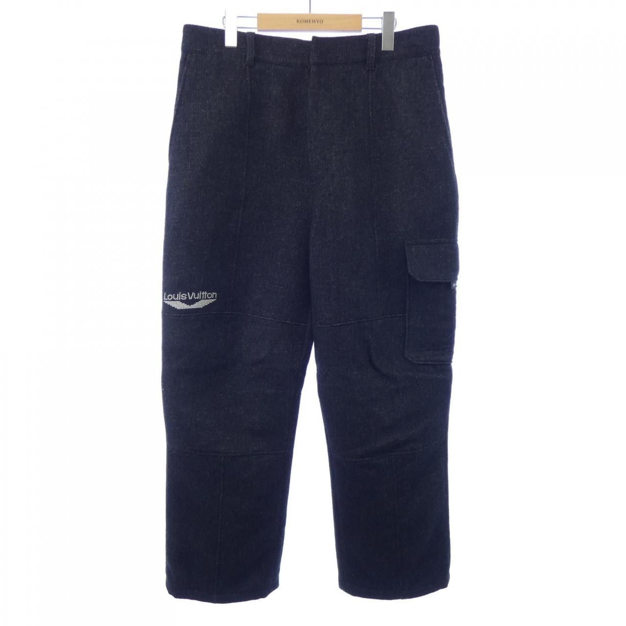 Louis Vuitton Louis Vuitton Louis Vuitton Double Face Cashmere Blend Pants Textile Pants HSP29WQMI DUTY FREE for USA Size ONE SIZE - 1 Thumbnail