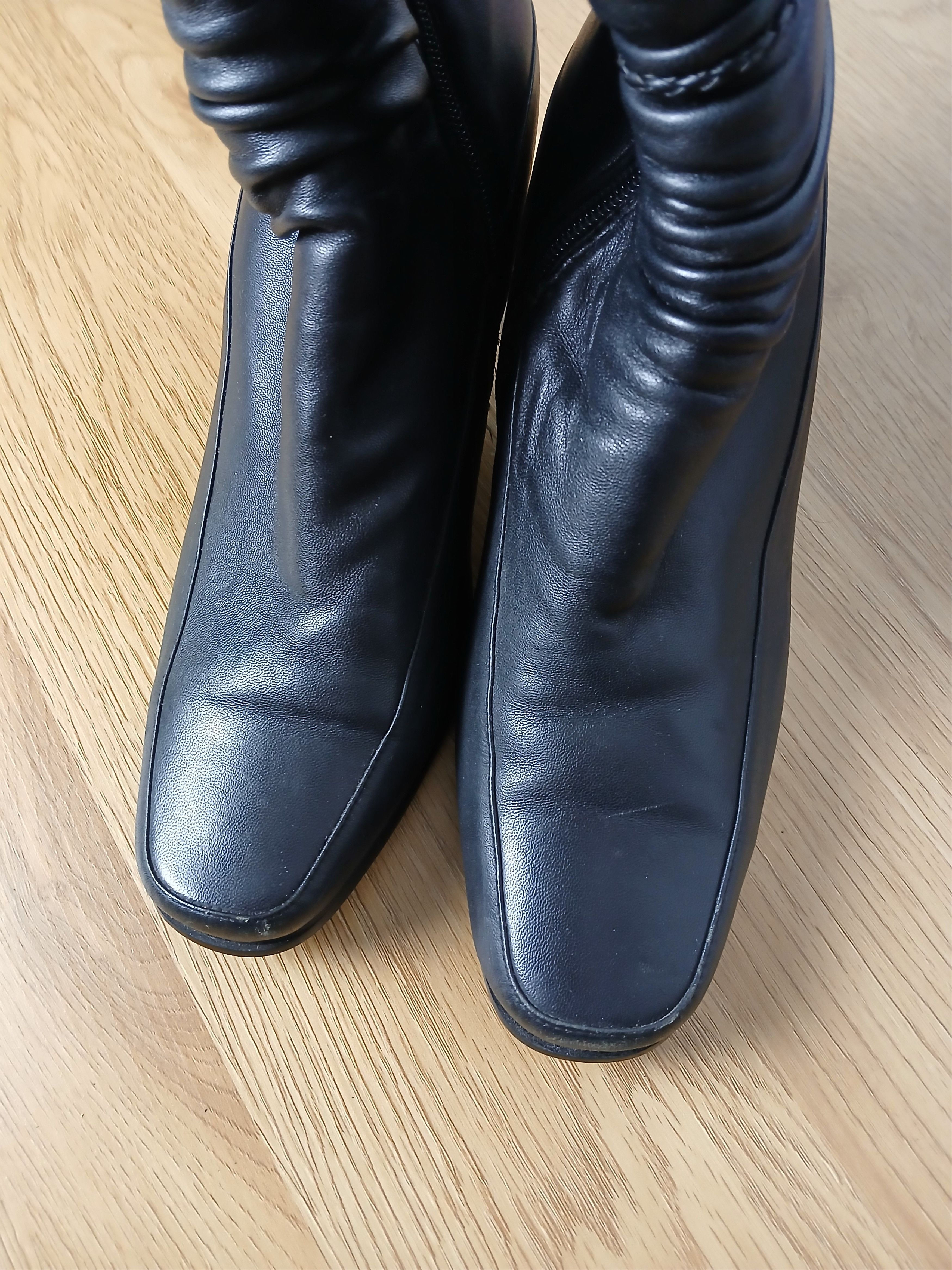 Leather × Vintage Vintage Leather Boots Size US 10 / IT 40 - 3 Thumbnail