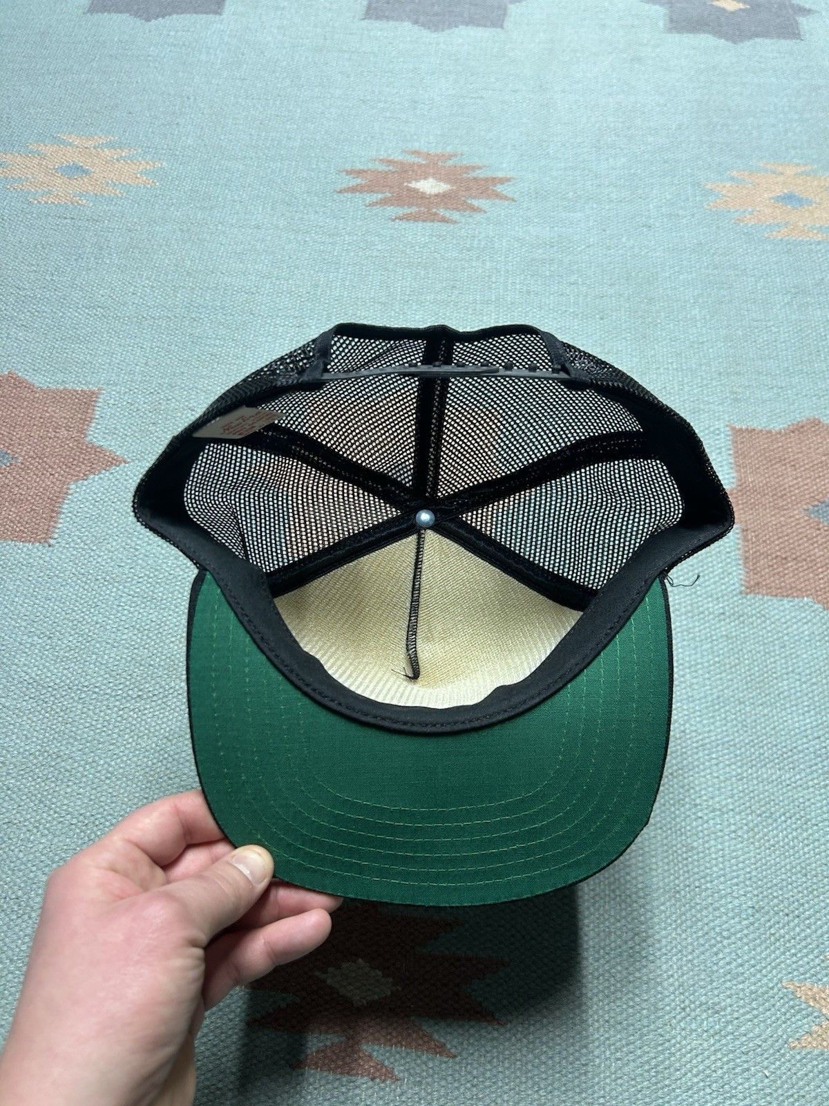 Vintage Vtg trucker hat Flint riggers erectors Michigan new era 80s Size ONE SIZE - 5 Thumbnail