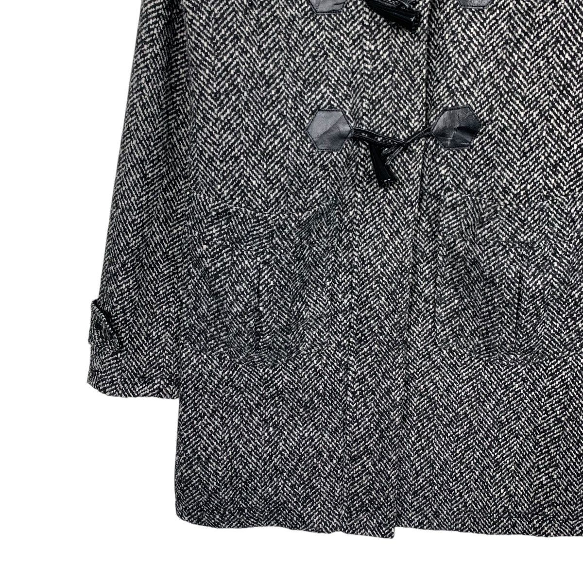 SLY SLY Herringbone Duffle Coat Jacket #1696-C75 Size M / US 6-8 / IT 42-44 - 3 Thumbnail