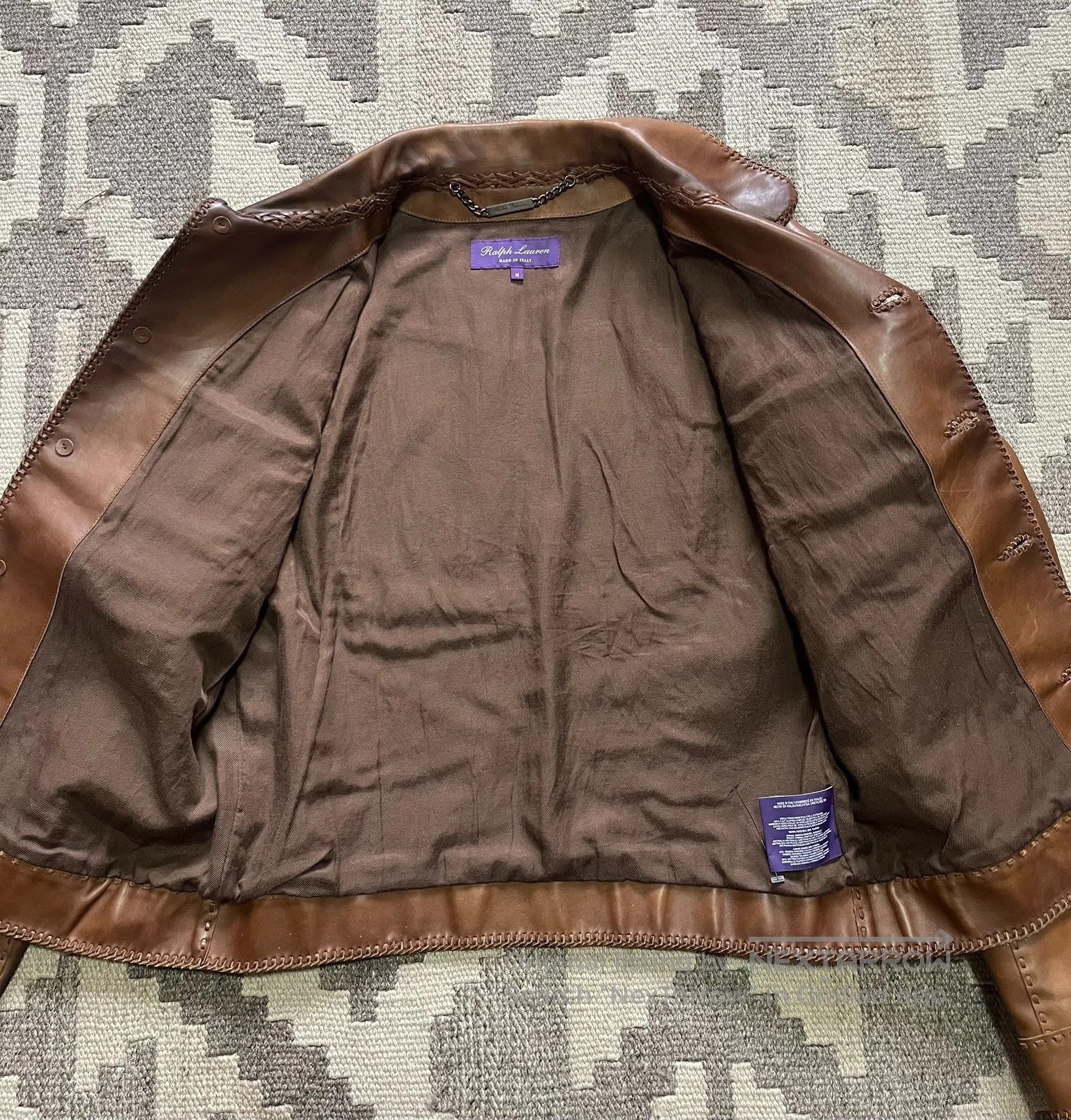 Ralph Lauren Purple Label Ralph Lauren Purple Label Western Leather Jacket. Size US M / EU 48-50 / 2 - 3 Thumbnail