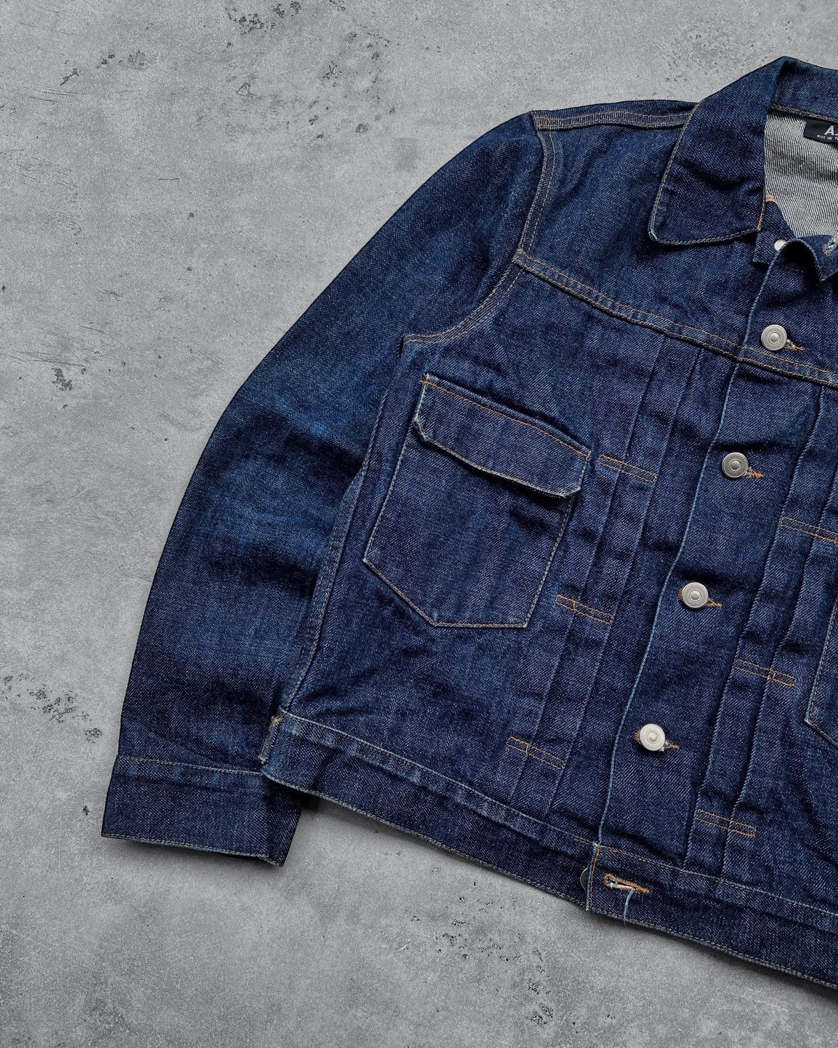 A.P.C. 🇯🇵Vtg A.P.C Type 2 Selvedge Redline Denim Jacket Size US S / EU 44-46 / 1 - 3 Thumbnail