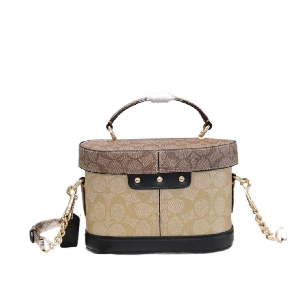 Coach GEORGIE GEM CROSSBODY IN BLOCKED SIGNATURE CANVAS (C5504) Size ONE SIZE - 4 Thumbnail
