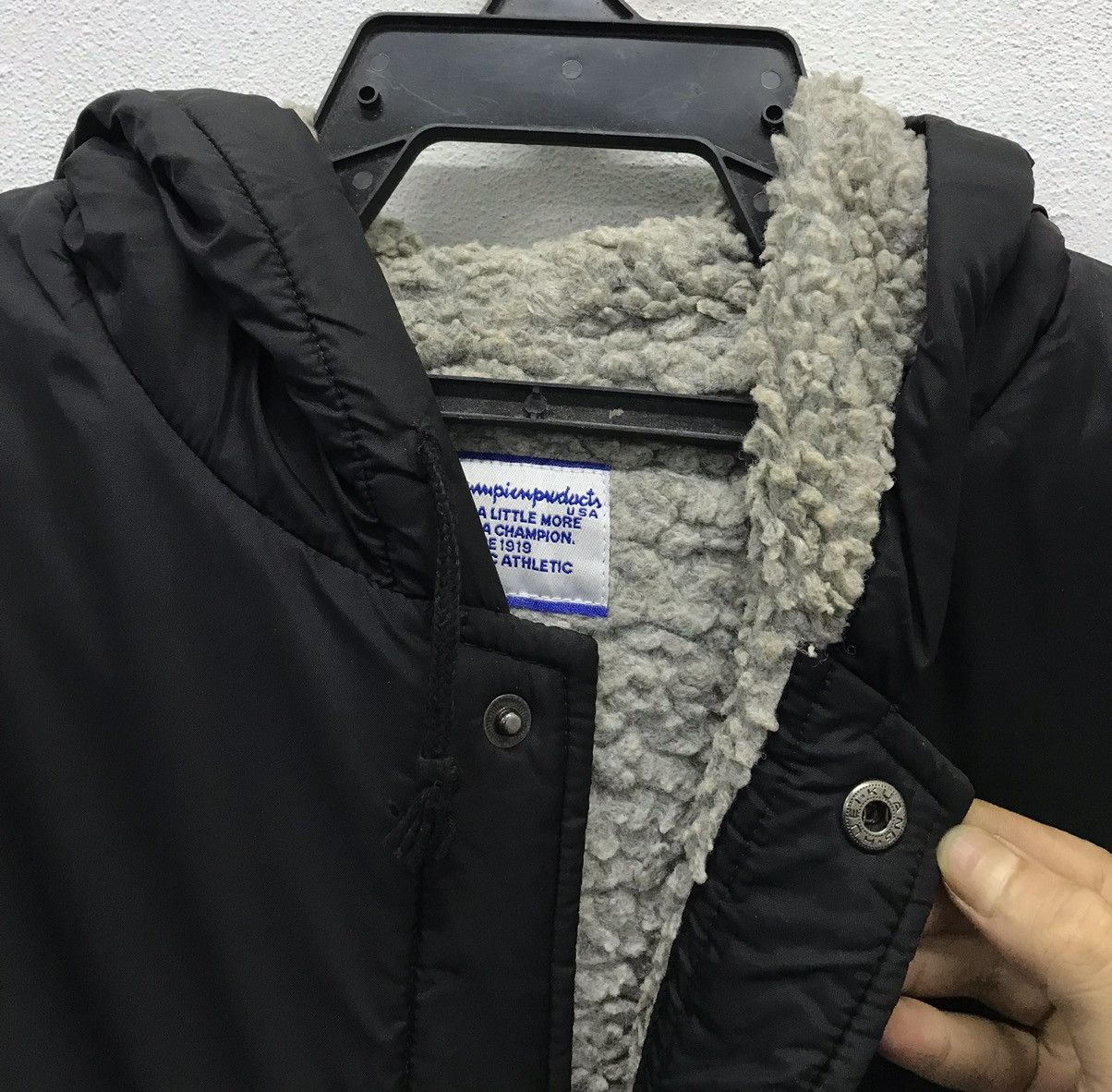 Champion × Vintage Vintage Champion Products S.Kusano Long Jacket Hoodie Size US XL / EU 56 / 4 - 4 Thumbnail