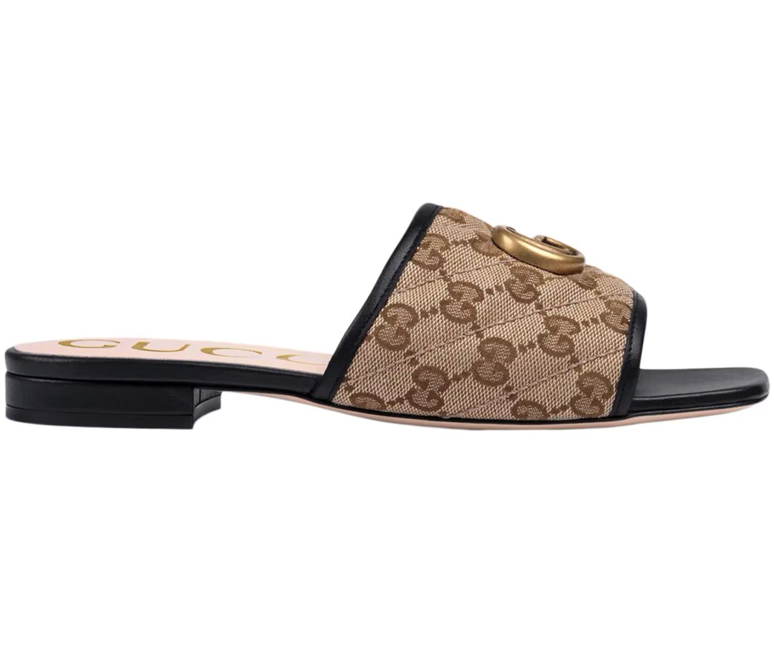 Gucci Gucci GG Matelasse Canvas Slide Sandals SIZE 35 Size ONE SIZE - 1 Thumbnail