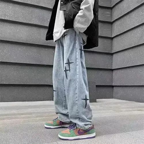 Japanese Brand VIBE Vintage washed baggy high street jeans Size US 34 / EU 50 - 1 Thumbnail