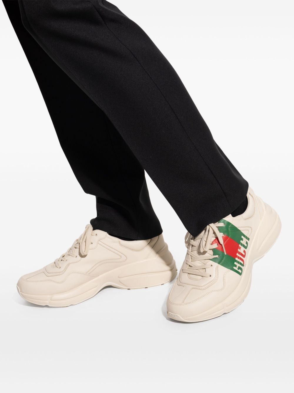 Gucci o1loc1c0625 Rhyton Sneakers in Ivory Size US 9.5 / EU 42-43 - 6 Thumbnail
