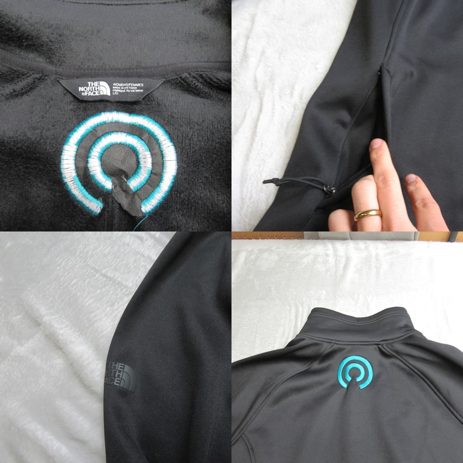 The North Face The North Face Canyon Flats Jacket Womens Large Black Full Zip Pockets LOGO NEW Size L / US 10 / IT 46 - 8 Thumbnail