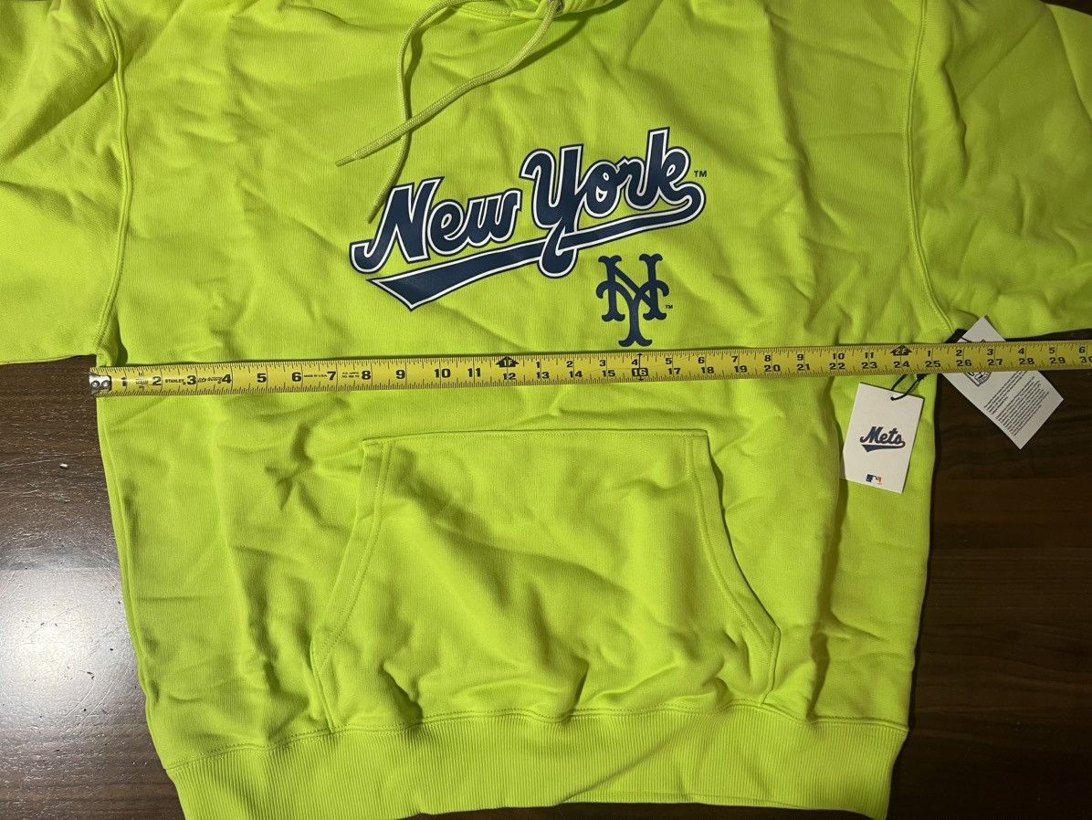 Aime Leon Dore Aime Leon Dore ALD / New York Mets Logo Hoodie Acid Lime XXL Size US XXL / EU 58 / 5 - 5 Thumbnail