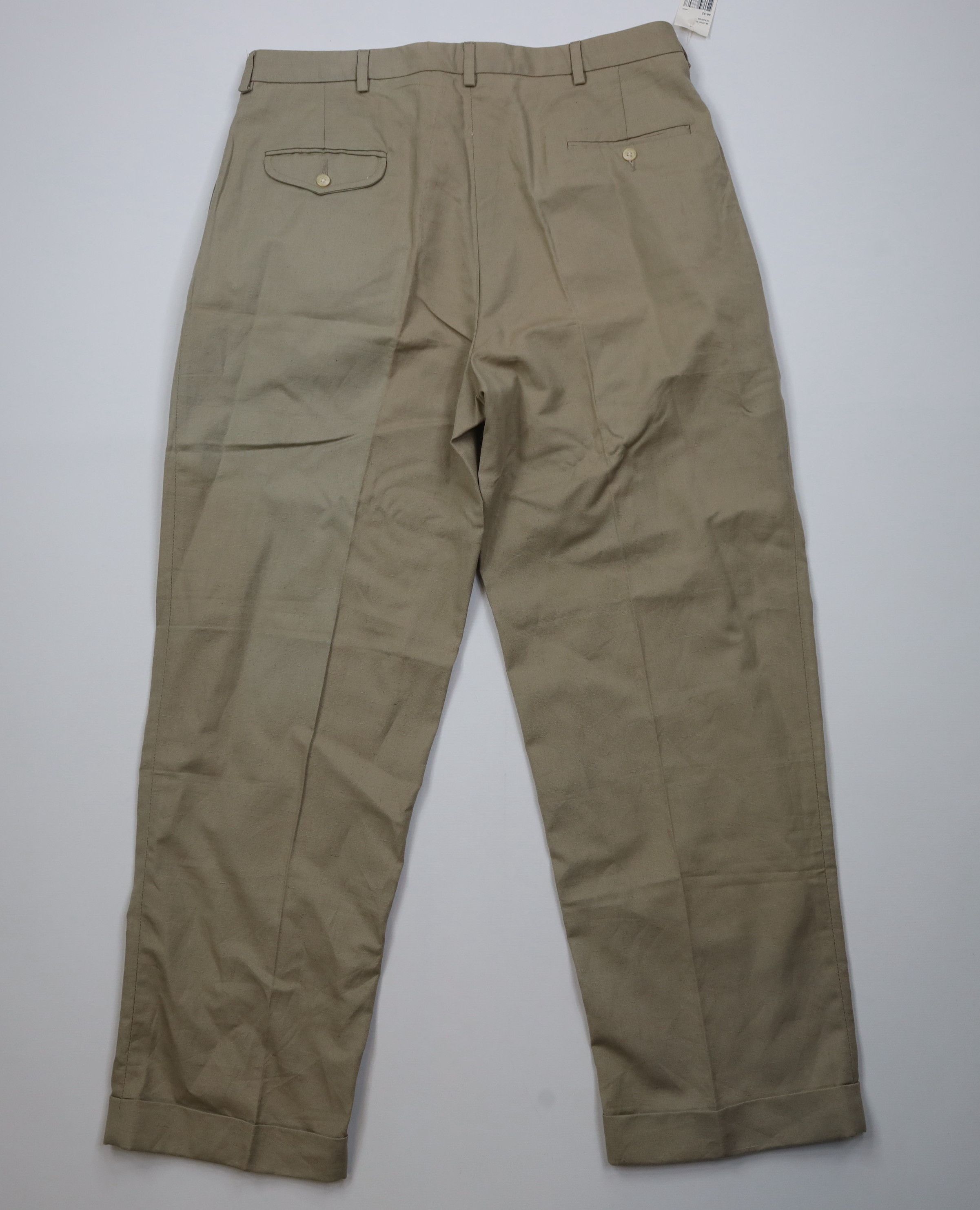 Polo Ralph Lauren Deadstock Vintage 90s Ralph Lauren Wide Leg Chino Pants USA Size US 38 / EU 54 - 10 Thumbnail