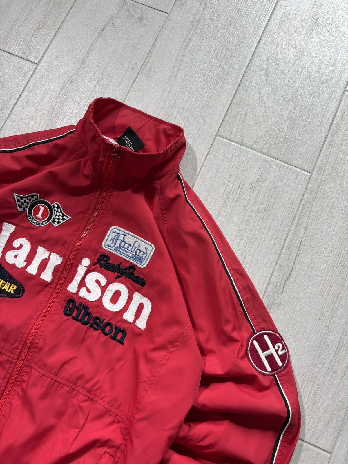 NASCAR Racing Jacket Harrison Moto Bike Nascar Promo Y2K Size US XL / EU 56 / 4 - 3 Thumbnail