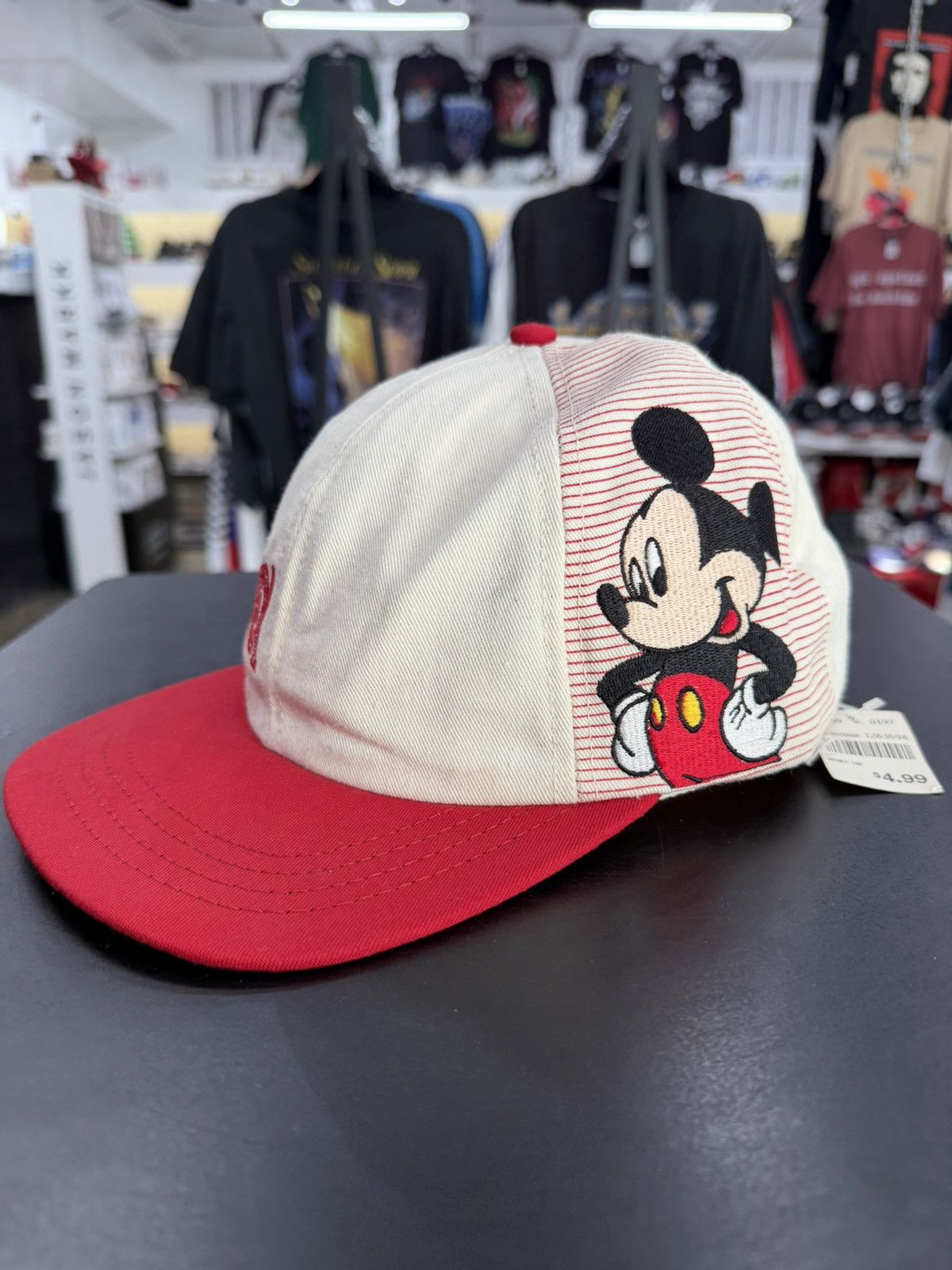 Vintage Vintage 90s Mickey Mouse SnapBack Goofy Hat Co Hat Cap NWT Size ONE SIZE - 1 Thumbnail