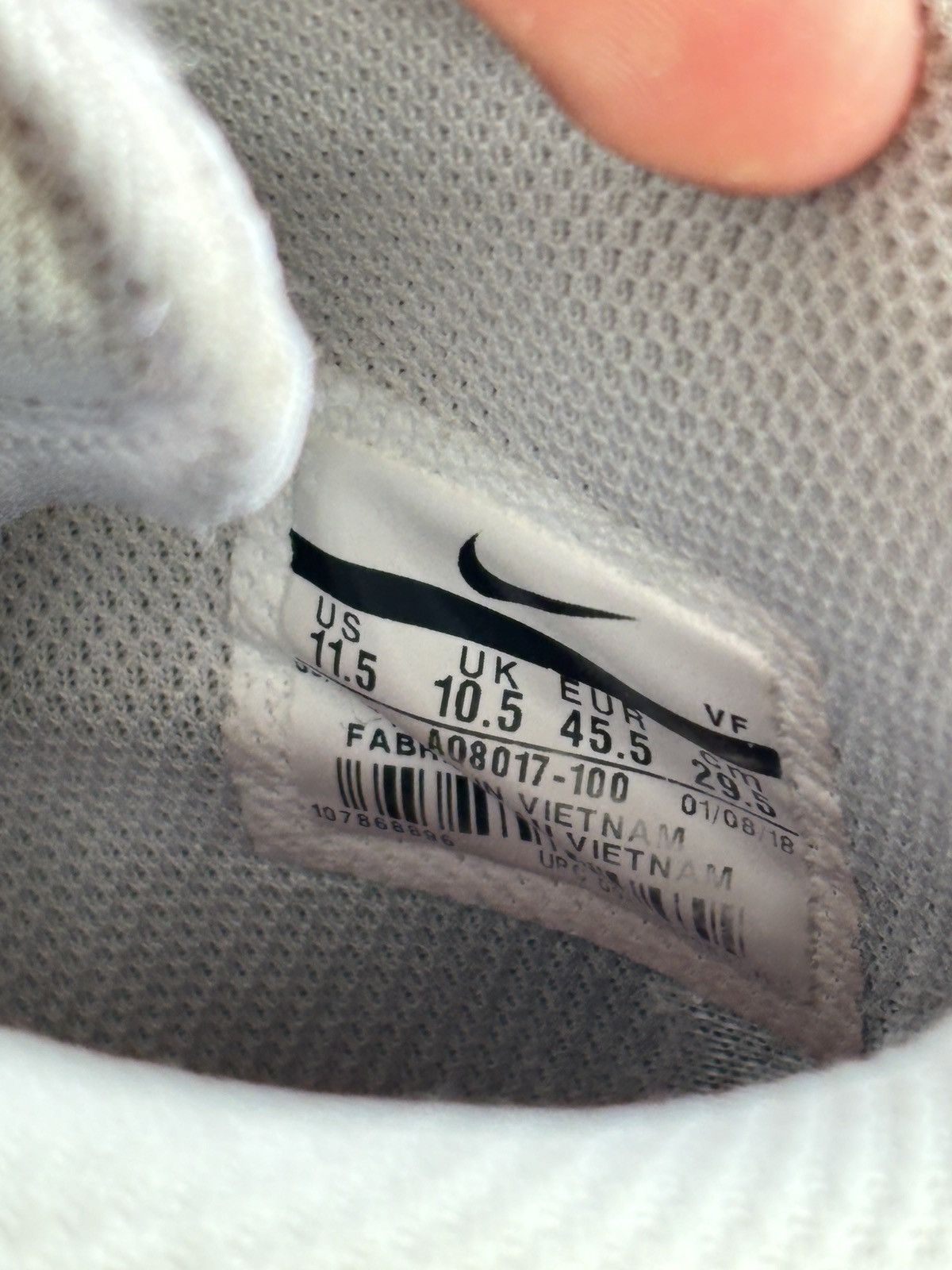Nike × Supreme Supreme Air Force 1 Mid '07 NBA Size US 11.5 / EU 44-45 - 10 Thumbnail