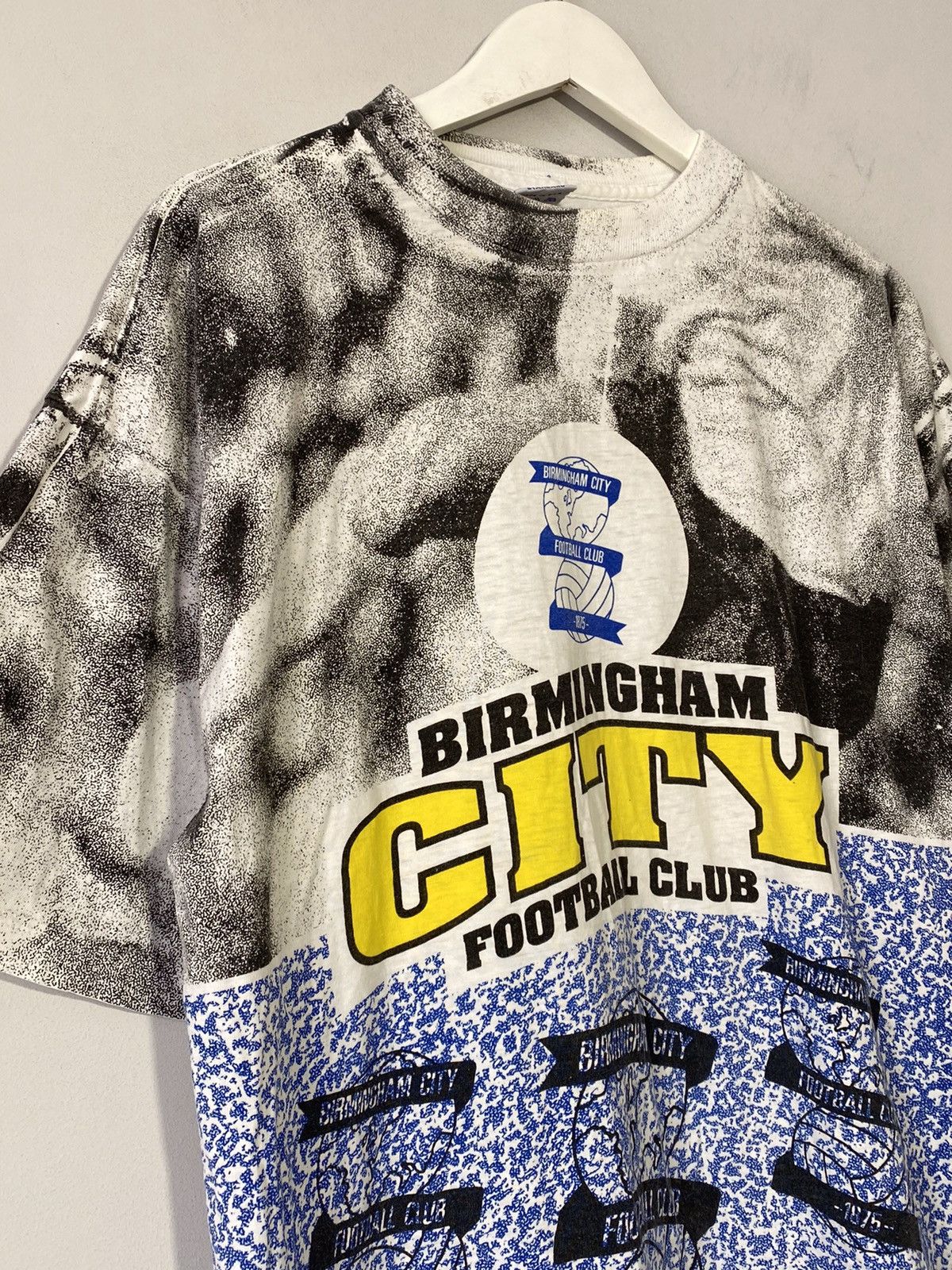 Vintage Vintage 90s Birmingham City all overprint oversized tee Size US XXL / EU 58 / 5 - 4 Thumbnail