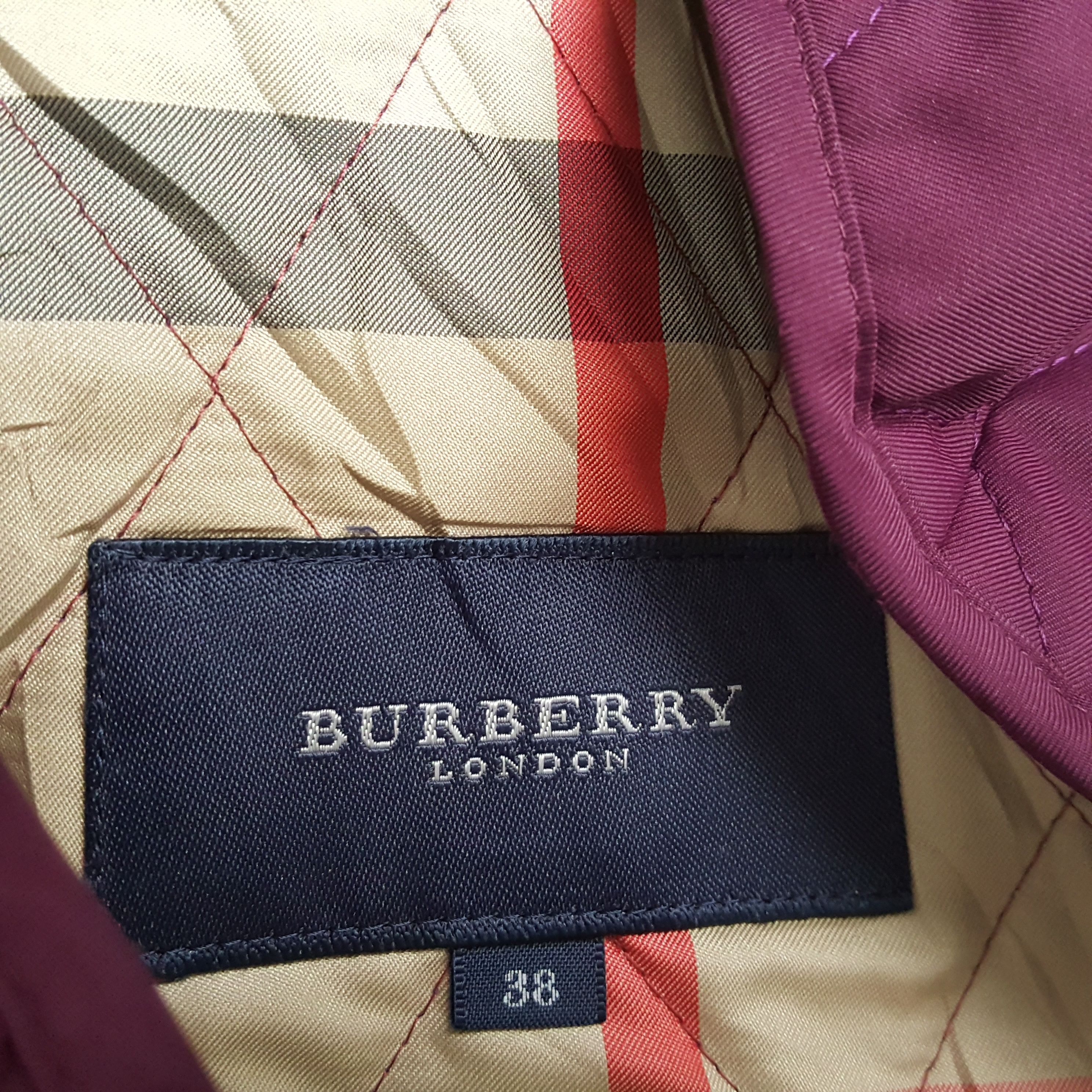 Burberry × Vintage BURBERRY LONDON Luxury Brand Fashion Style Custom Jacket Size XS / US 0-2 / IT 36-38 - 8 Thumbnail