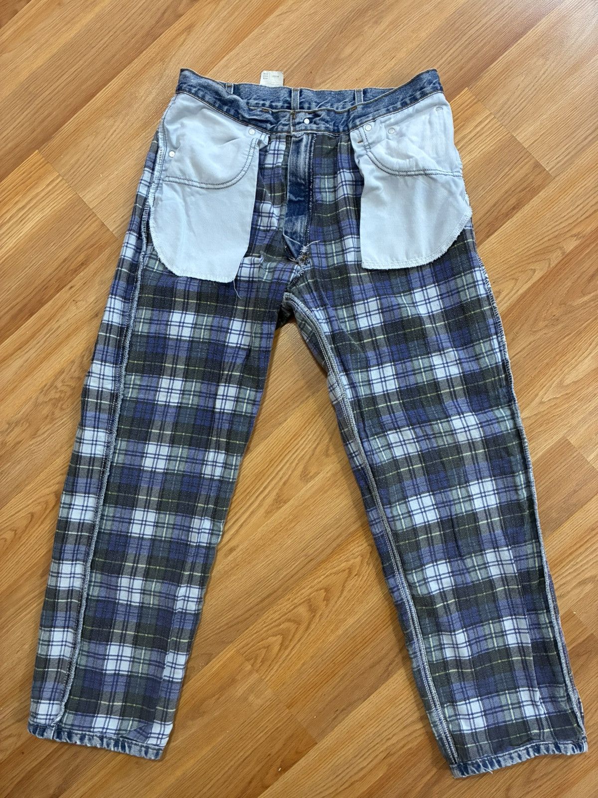 Carhartt 34x30 - Vintage Carhartt Flannel Lined Denim Jeans B21-DST Size US 34 / EU 50 - 25 Thumbnail
