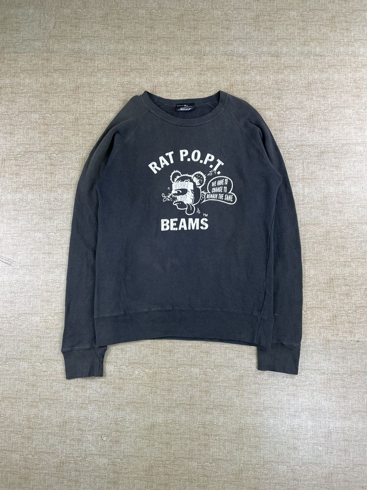Beams Plus × If Six Was Nine × Vintage Vintage Beams RAT P.O.P.T Punk Sweatshirt Size US M / EU 48-50 / 2 - 1 Thumbnail