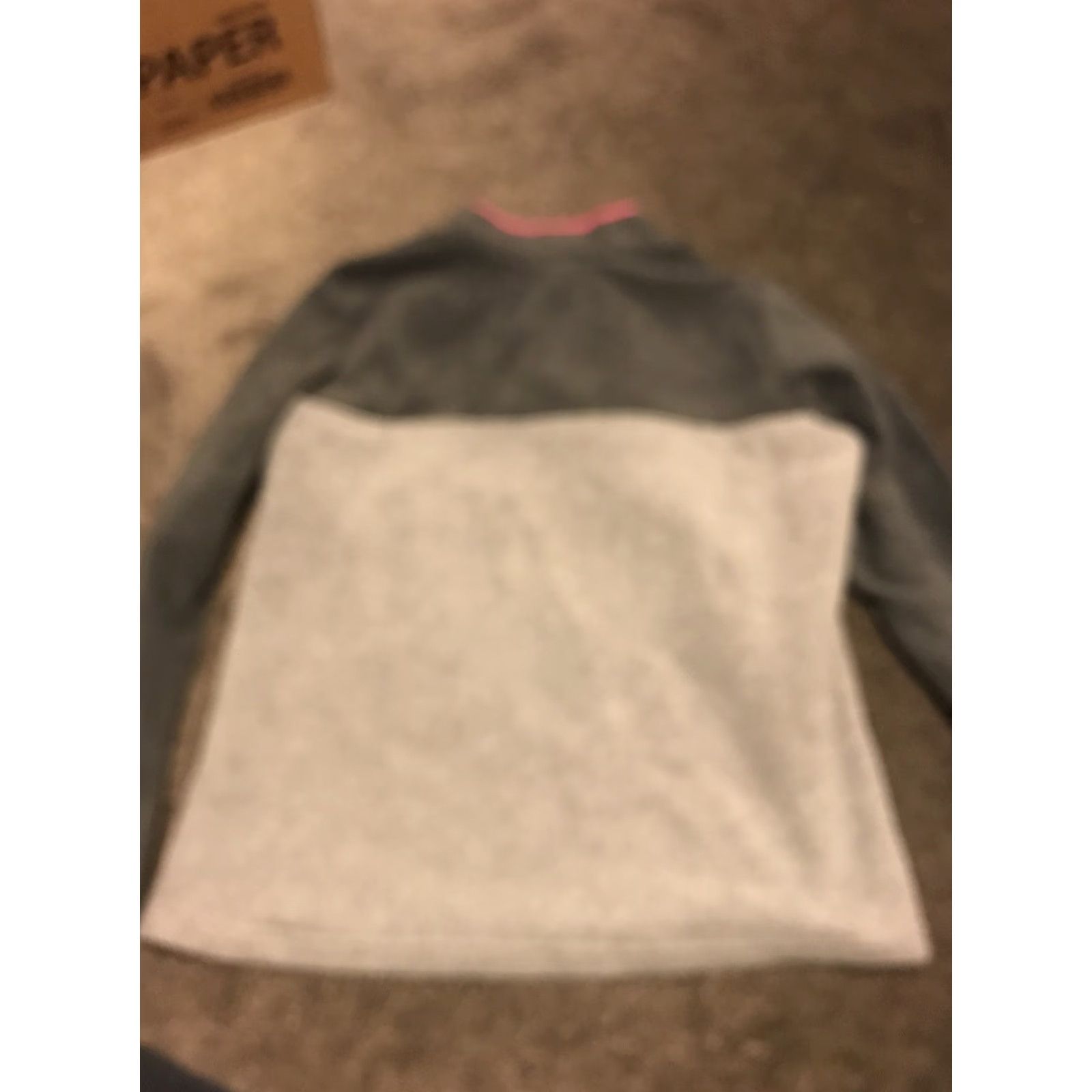 Vintage Columbia Sweater Womens XL Long Sleeve 1/4 Button Pullover Fleece Outdoors Gray Regular Raglan Sleeve Nylon? Size XL / US 12-14 / IT 48-50 - 5 Thumbnail