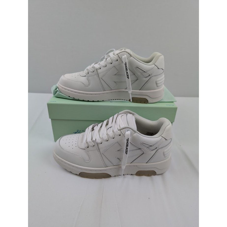 Off-White o1rshd1 Low-Top Sneakers Out Of Office Leather in White Size US 7 / EU 40 - 17 Thumbnail