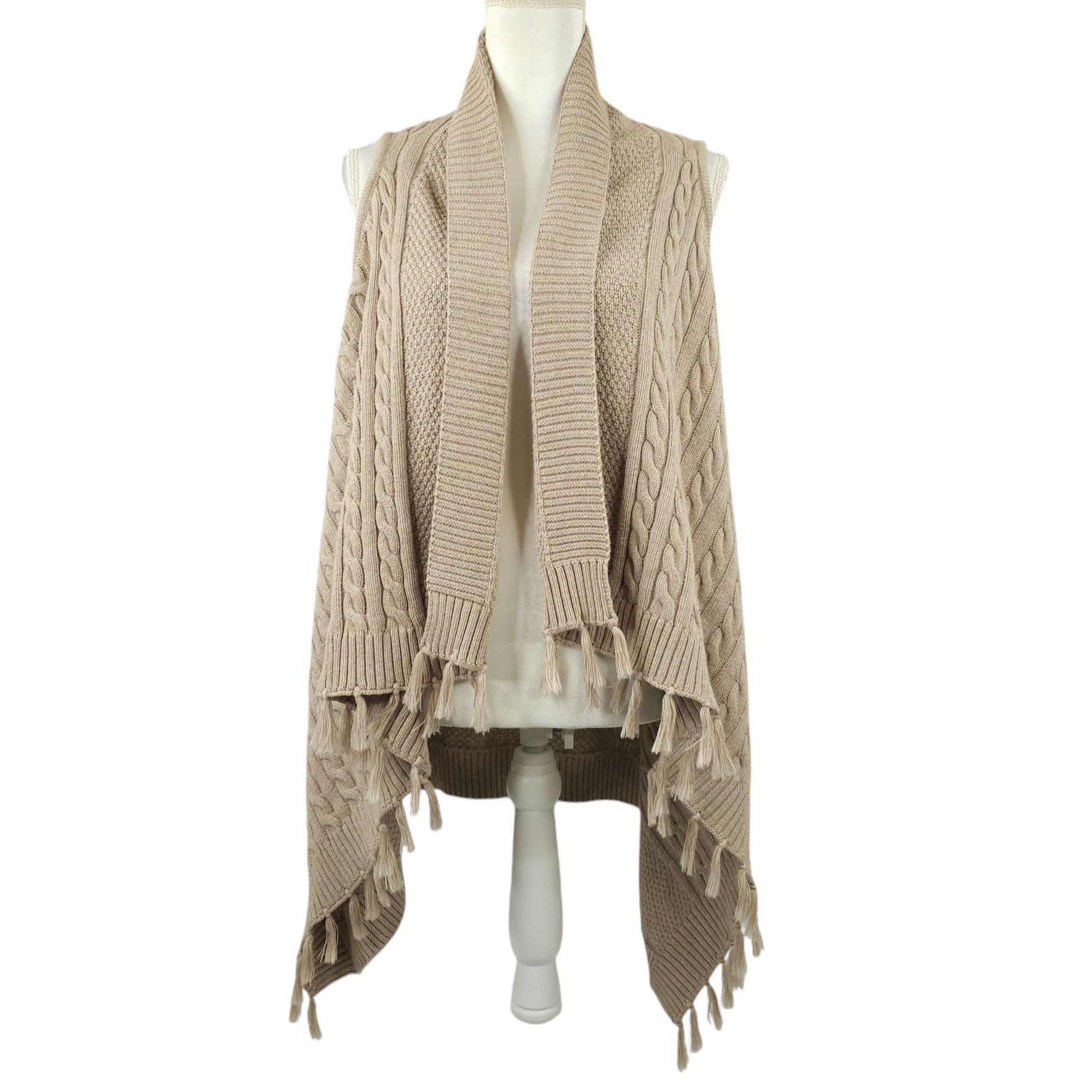 Other Matilda Jane Open Front Cardigan Cape Womens S Cable Knit Size S / US 4 / IT 40 - 1 Thumbnail