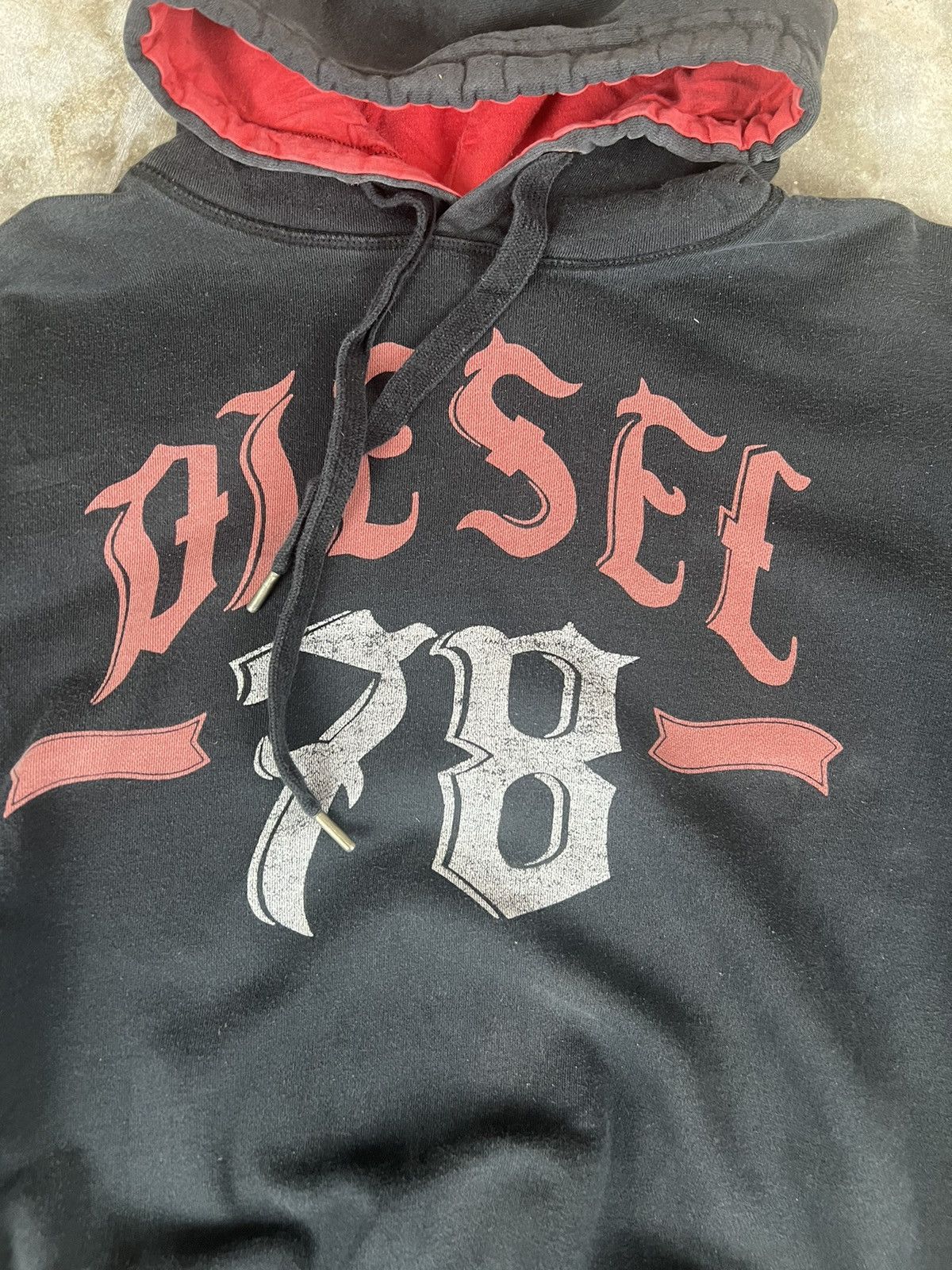 Diesel Vintage Diesel Pullover Spellout Hoodie Size US XL / EU 56 / 4 - 6 Thumbnail