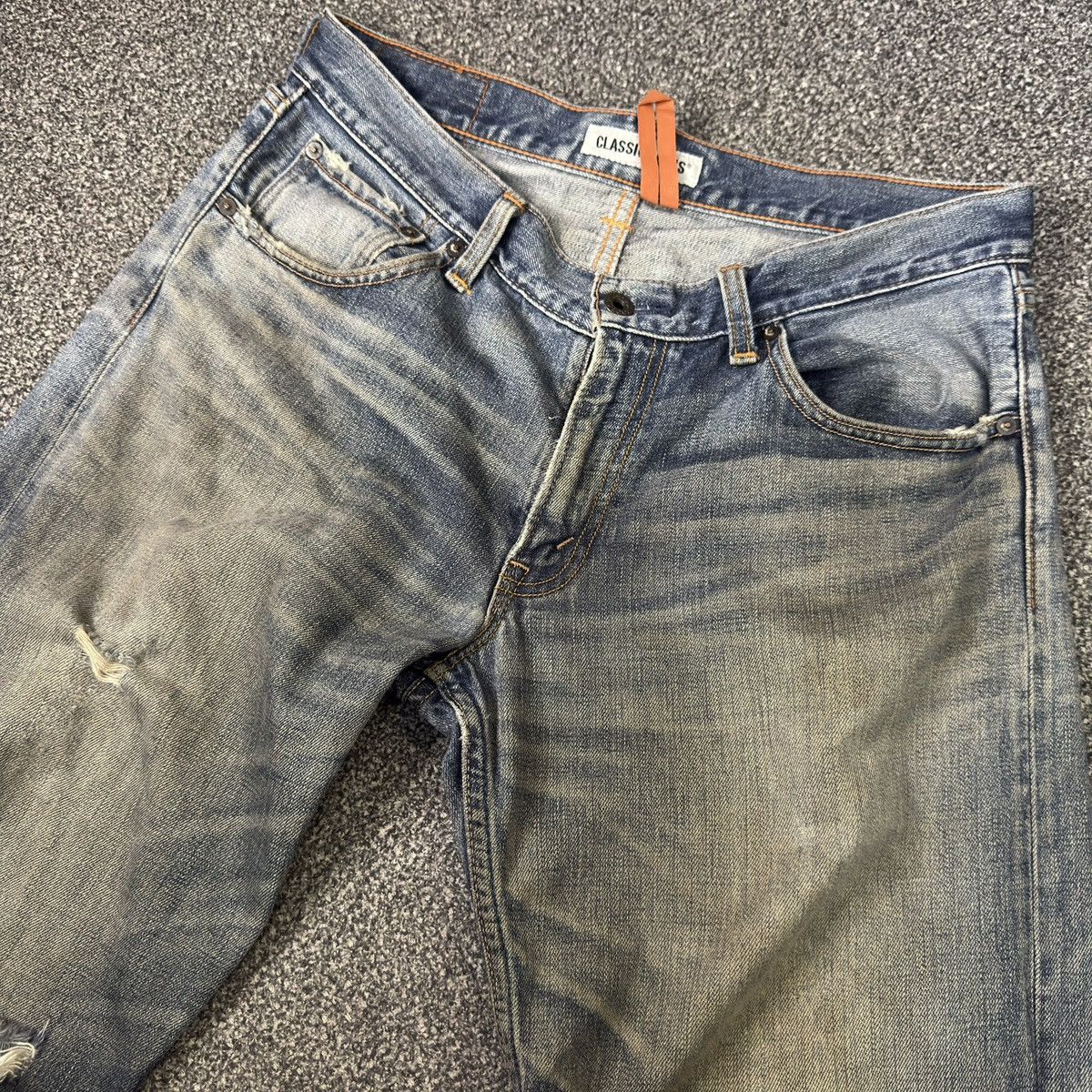 Seditionaries Vintage y2k Levis 503 Classic Baggy Destroyed Distressed Size US 33 - 3 Thumbnail