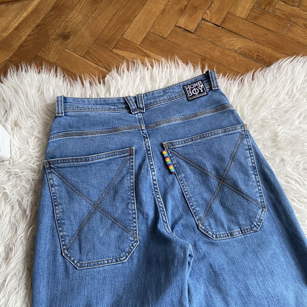 Japanese Brand × Vintage 📌 HomeBoy Loud Couture X-tra Baggy Denim Y2K Jeans Size US 28 / EU 44 - 4 Thumbnail