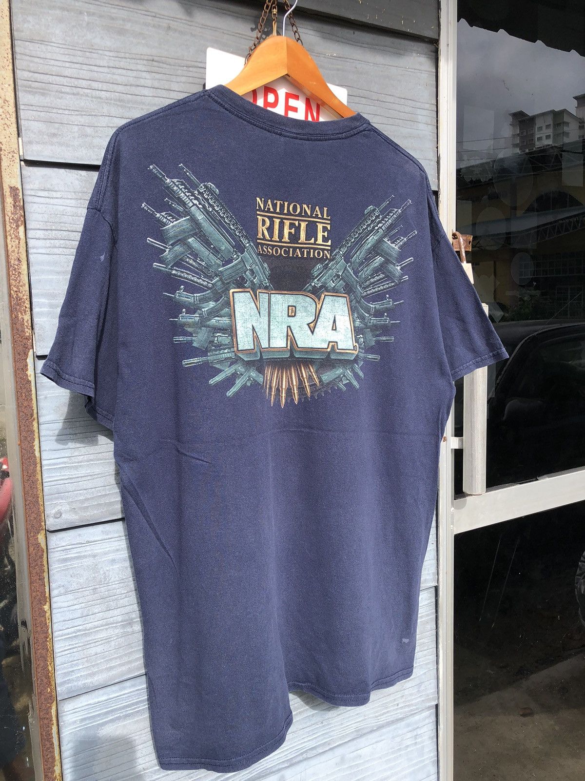 Japanese Brand × RIFLE × Vintage 🔥Vintage Y2K🔥National Rifle Association Backhit Tshirt Size US XL / EU 56 / 4 - 2 Thumbnail