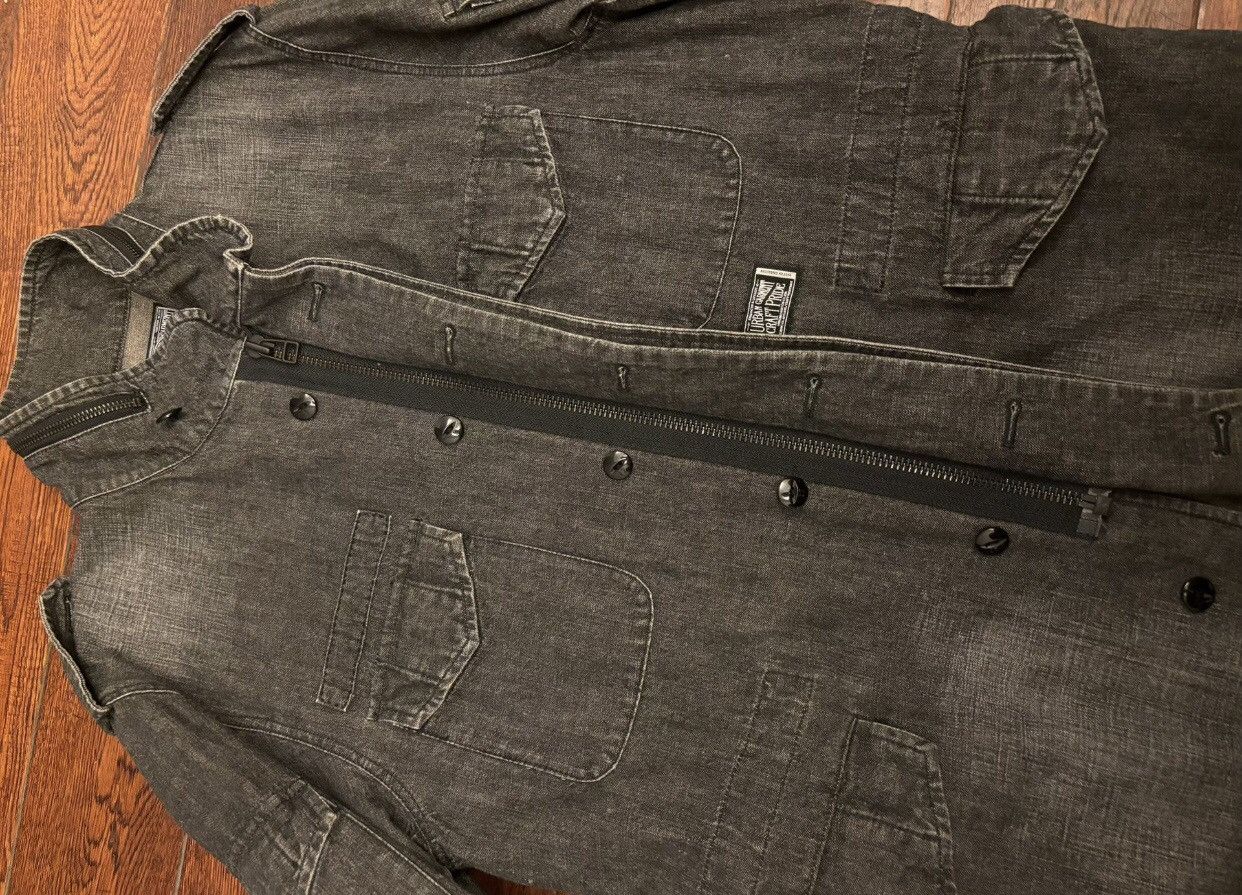 Neighborhood Neighborhood 06SS M65 black washed denim jacket Size US L / EU 52-54 / 3 - 5 Thumbnail