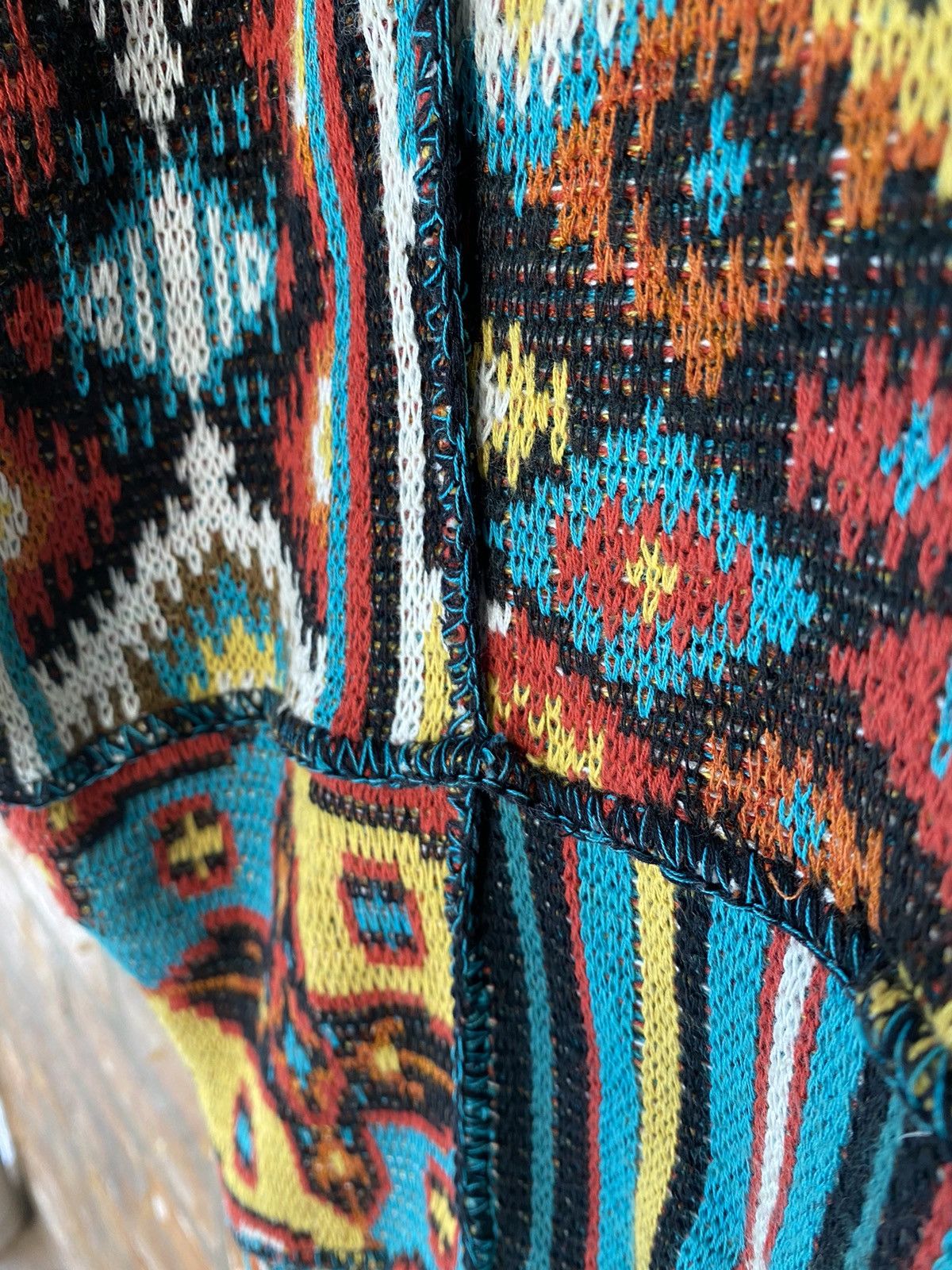 Yoshiyuki Konishi 1980sYoshiyuki Konishi FICCE iconic patchwork knit Size US L / EU 52-54 / 3 - 10 Thumbnail