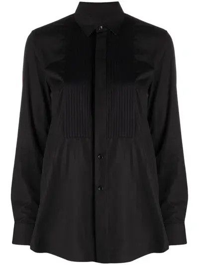 Saint Laurent Paris o1bcso1str0325 Chemise Classique Avec Plastro in Black Size L / US 10 / IT 46 - 1 Preview