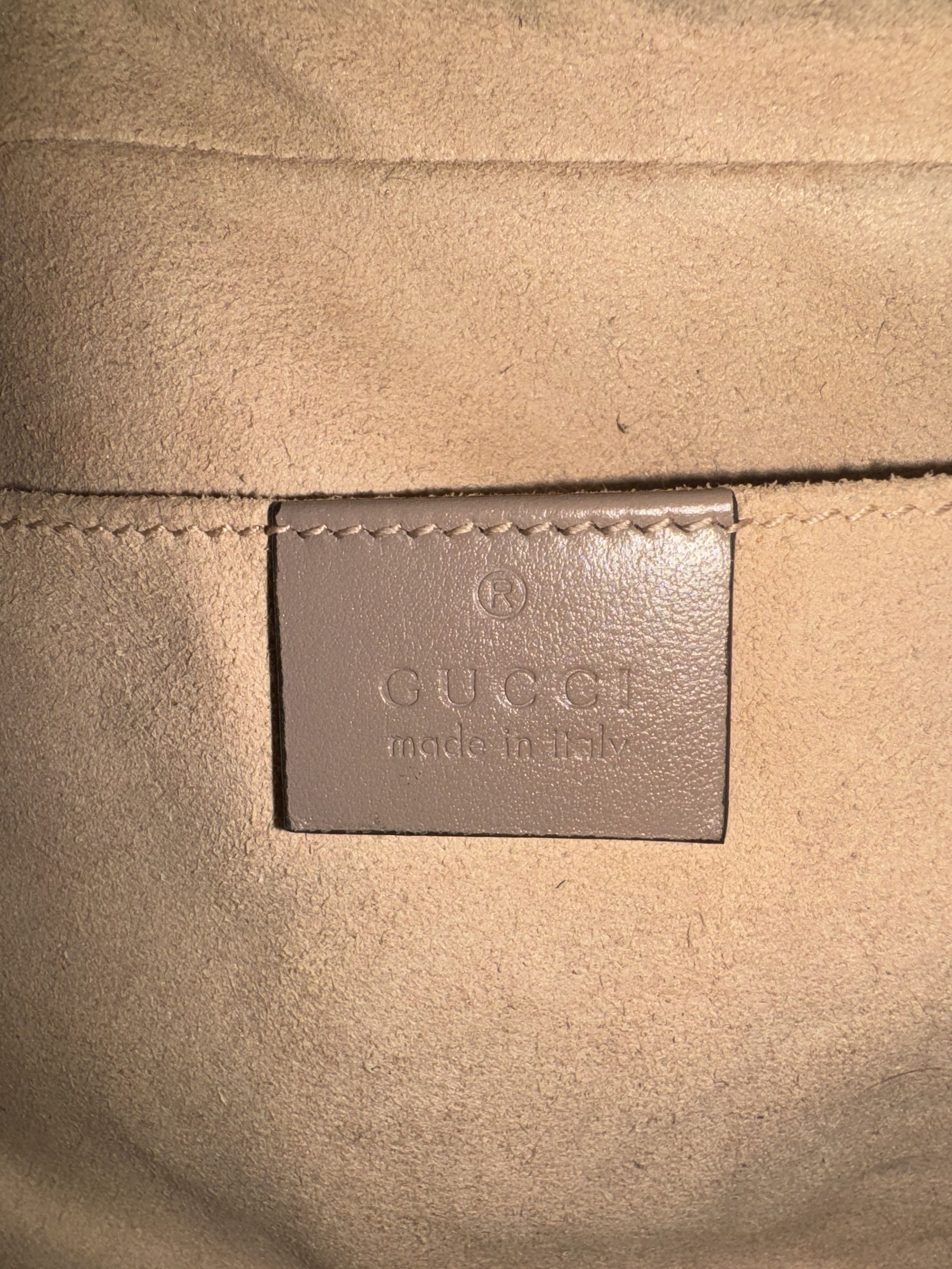Gucci Gucci GG Marmont Shoulder Bag Small Dusty Pink Leather Size ONE SIZE - 8 Thumbnail
