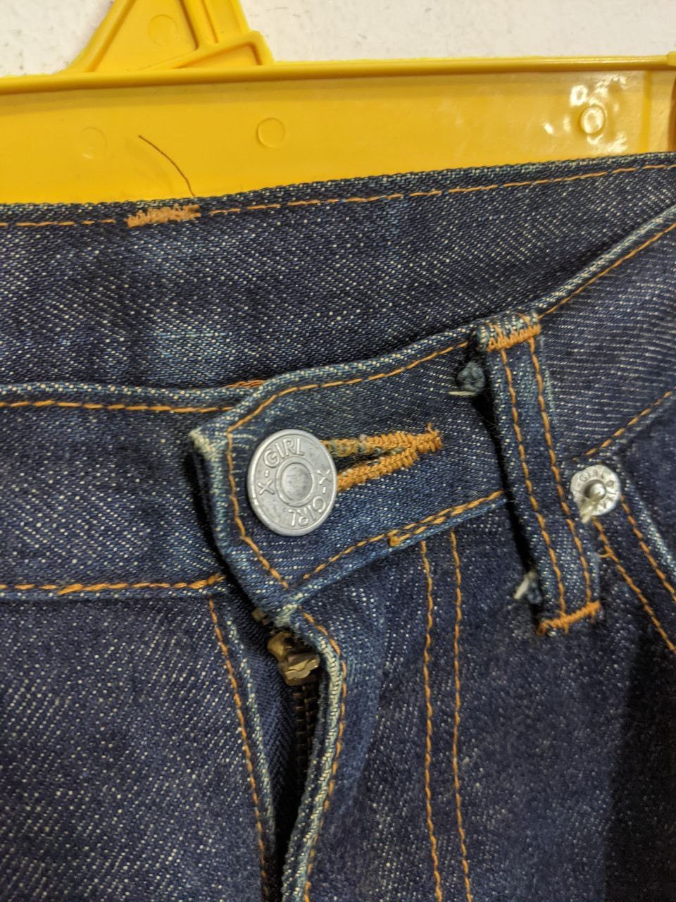 Designer × Japanese Brand 🔥STEALS 🔥DISTRESSED X GIRL JEANS WOMEN PANTS Size 29" - 6 Thumbnail