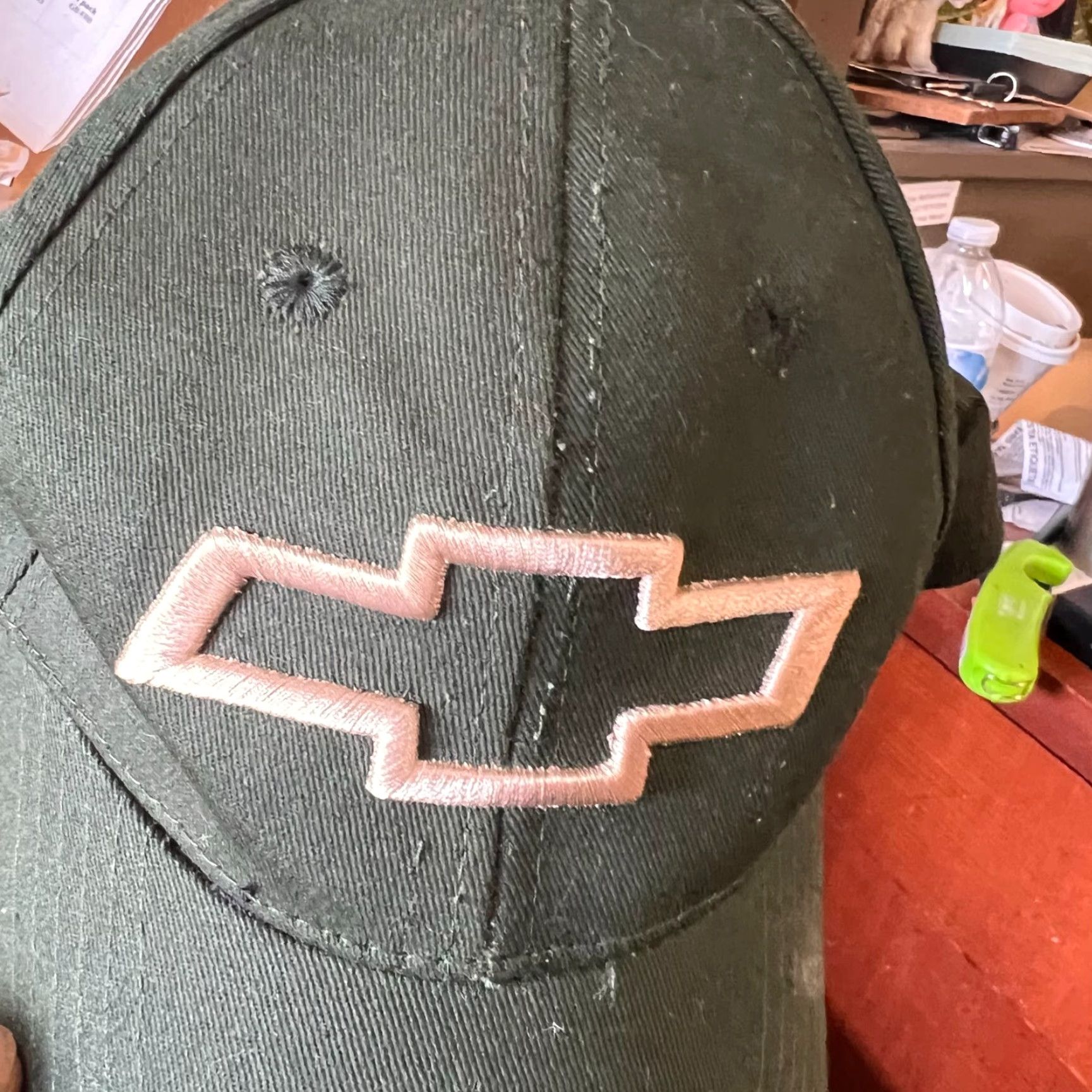 Vintage Chevrolet Racing Baseball Cap Womens Adjustable Green Bow Tie Size ONE SIZE - 7 Thumbnail