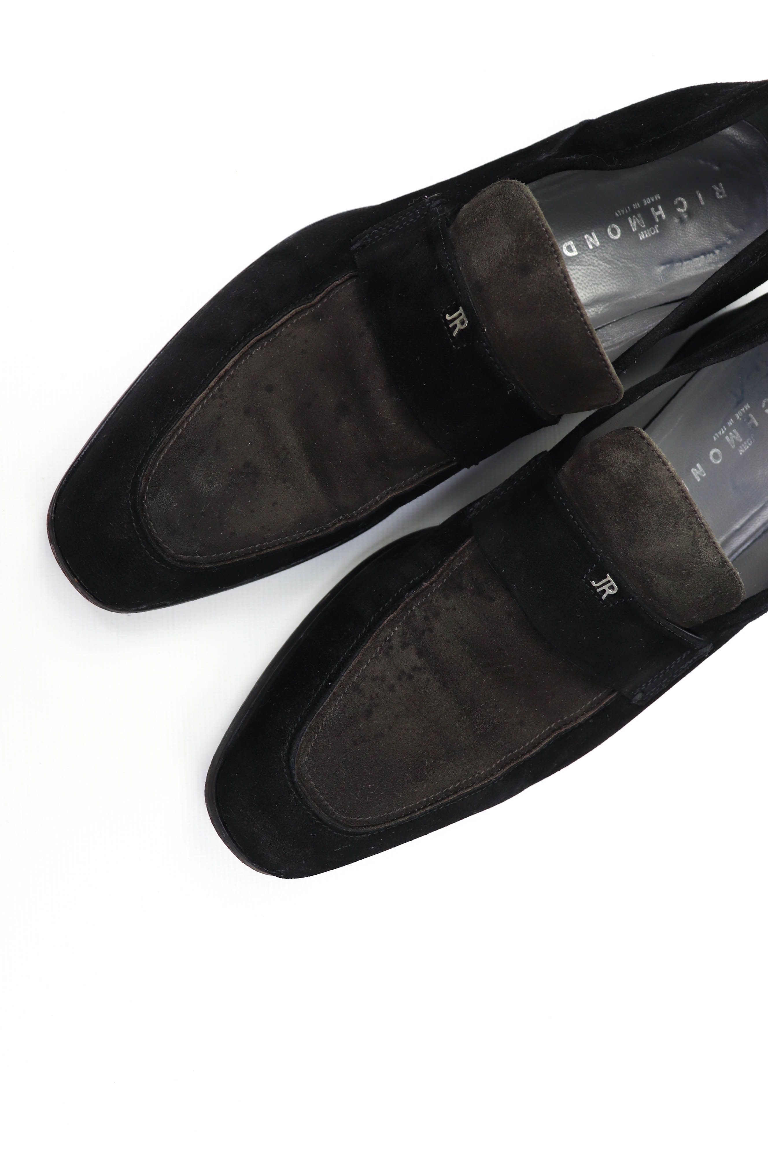 John Richmond Vintage John Richmond Black Suede Leather Loafers Shoes Size US 9.5 / EU 42-43 - 6 Thumbnail