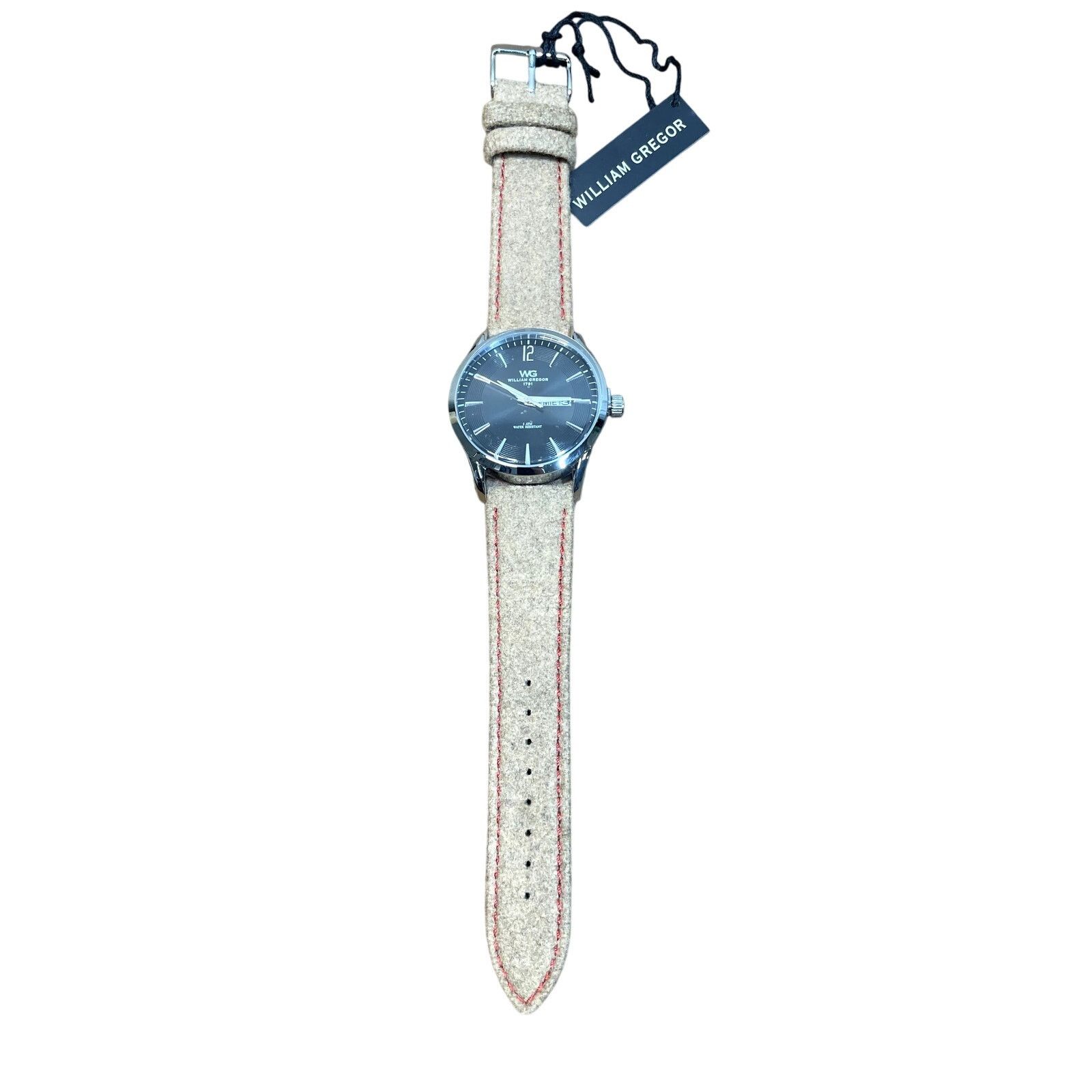 Other William Gregor 1791 NWT Brown Strap Black Face Watch Size ONE SIZE - 1 Thumbnail