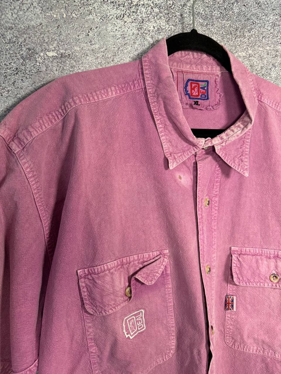 Flannel × Japanese Brand Oversize Shirt Pink Deal Oldmoney Vintage y2k sk8 XL size Size US XL / EU 56 / 4 - 7 Thumbnail