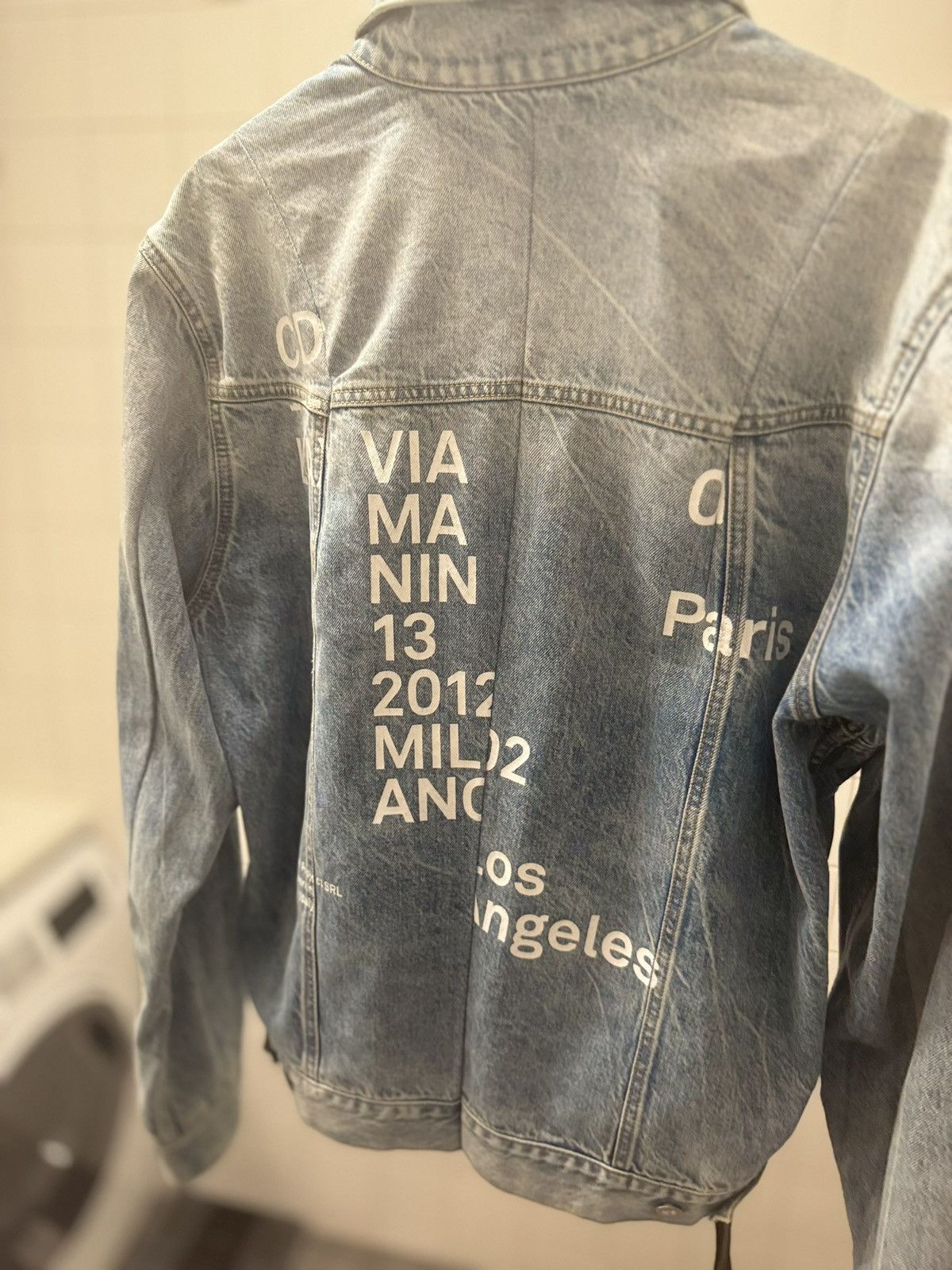 Ben Taverniti Unravel Project Assymetric Denim Jacket Size US XL / EU 56 / 4 - 7 Thumbnail