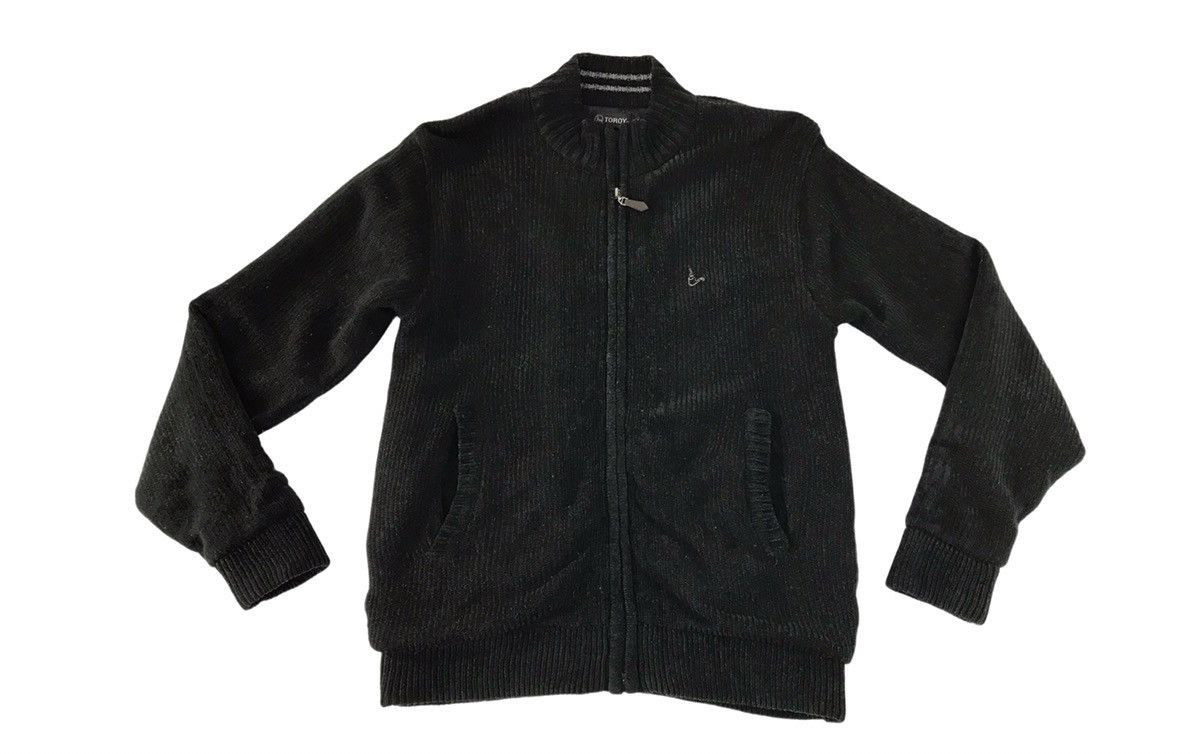 Japanese Brand × Vintage Vintage Sweater Toroy Double Pocket Zipper Design Size US M / EU 48-50 / 2 - 1 Thumbnail