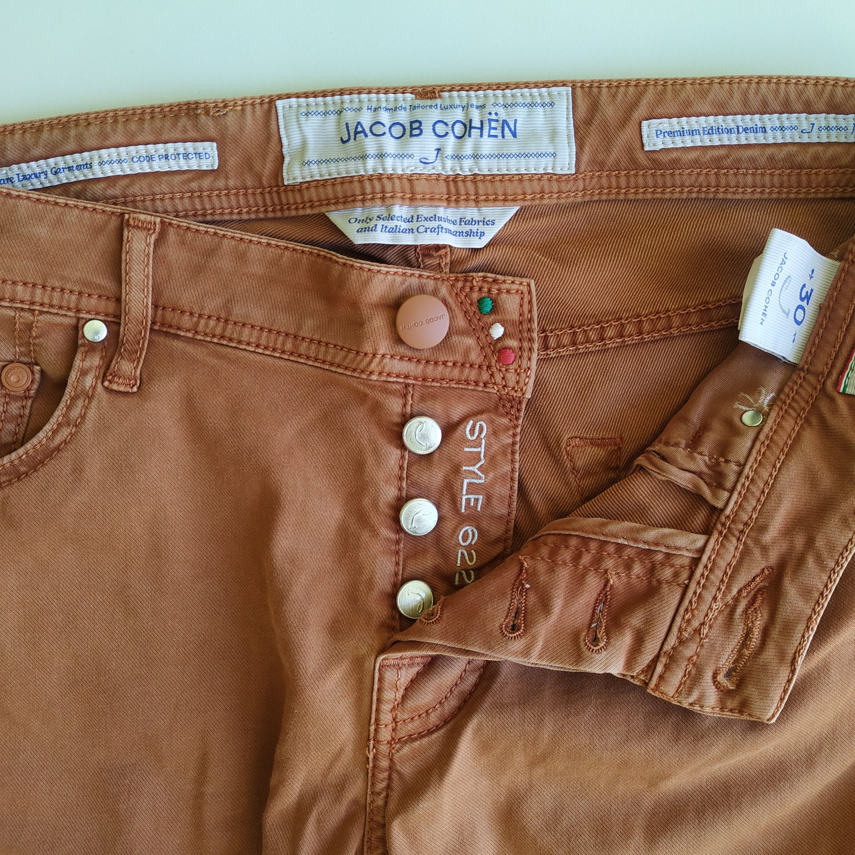 Jacob Cohen Jacob Cohen Terracotta Trousers Size US 30 / EU 46 - 3 Thumbnail